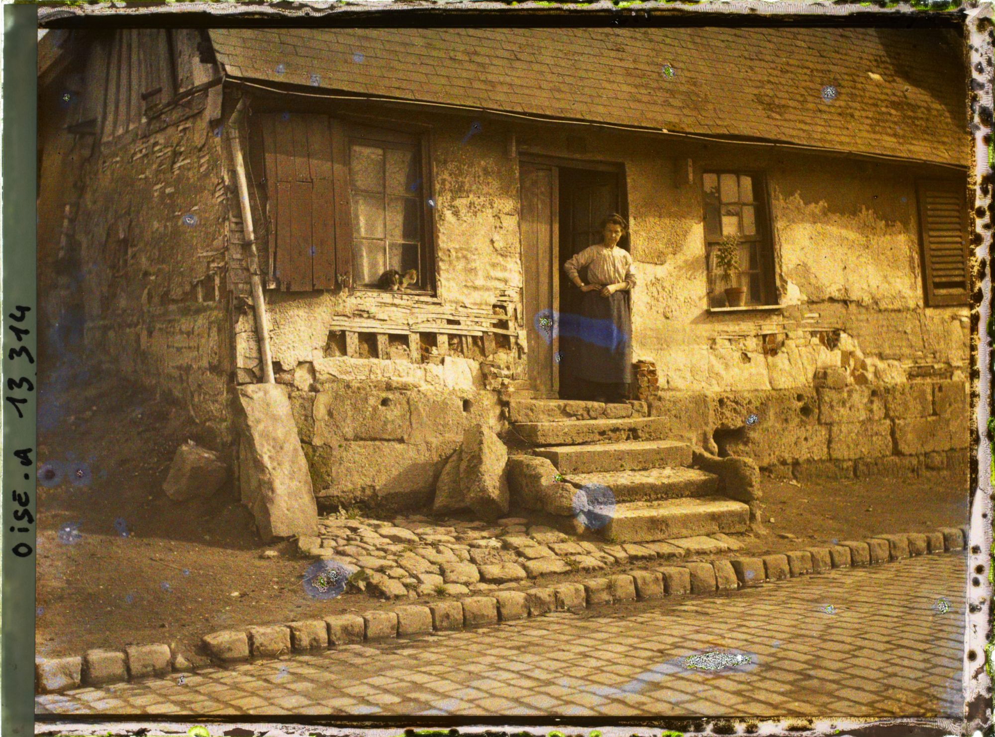 Image représentant France, Le Chatelain, Vieille Maison route de Noyon