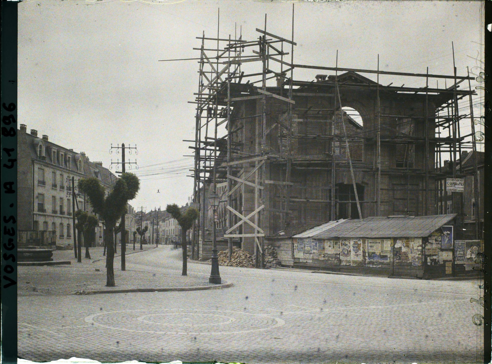 Image représentant France, Raon-l'Etape, Reconstruction des Halles