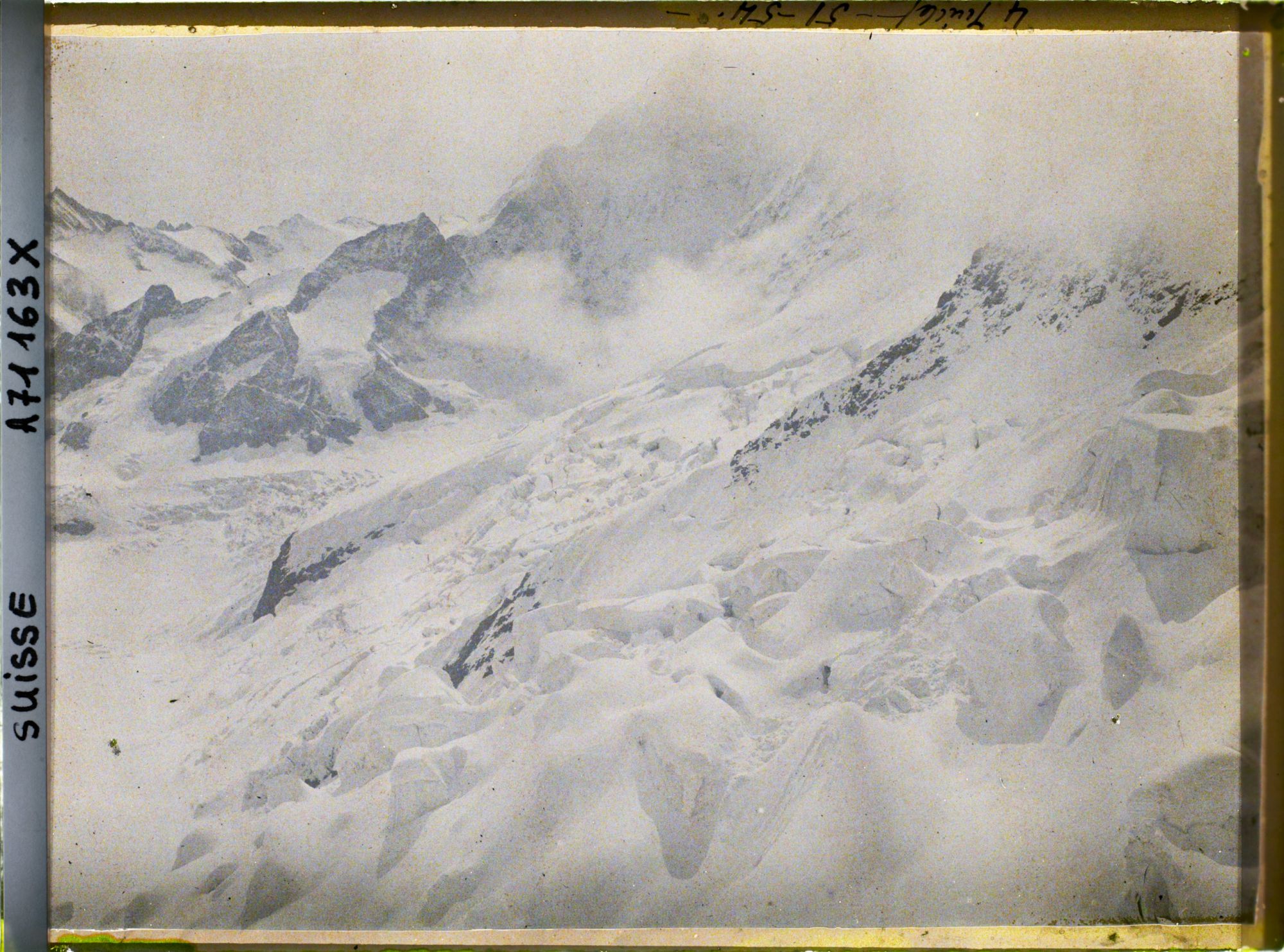 Image représentant Panorama de l'Eismeer depuis la station Eismeer du train du Jungfraujoch