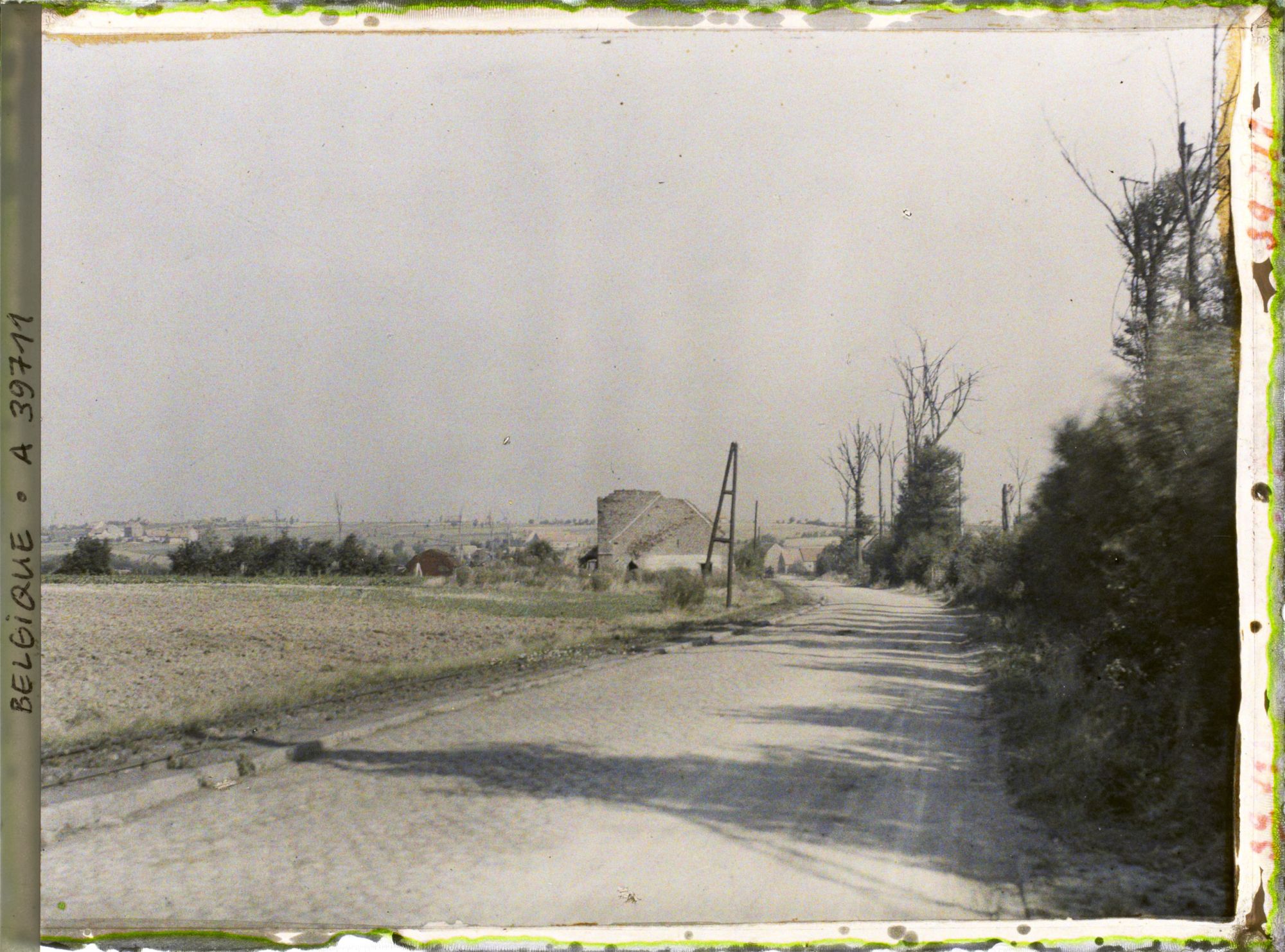 Image représentant Belgique, Dranoutre, Dranoutre vu de la route de Neuve Eglise