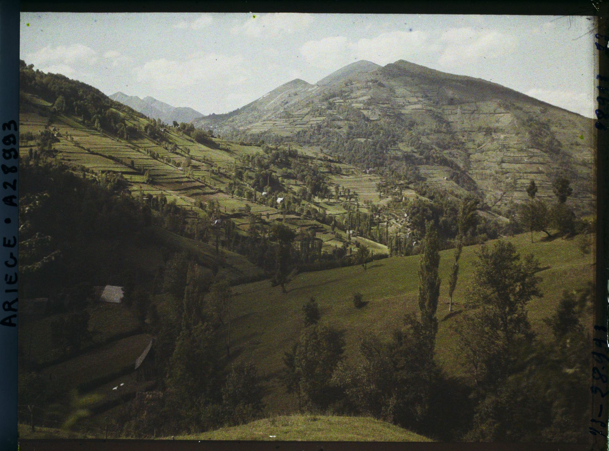 Image représentant La vallée de Bethmale vue du village de Samortein vers l'ouest