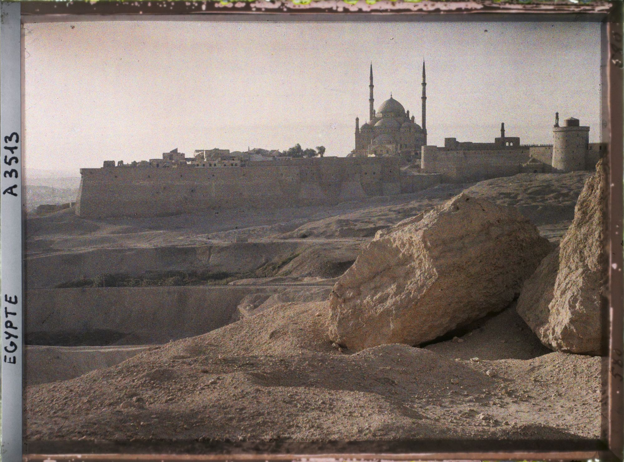 Image représentant Vue sur la mosquée Méhémet Ali dite " mosquée d'albâtre "