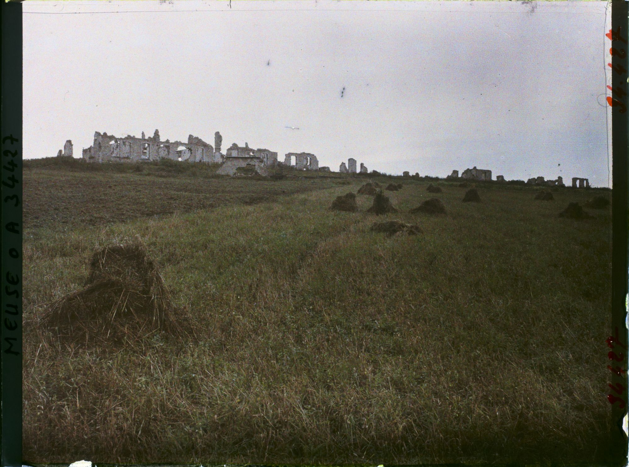 Image représentant France, Chauvoncourt, Ruines de Chauvoncourt et cultures