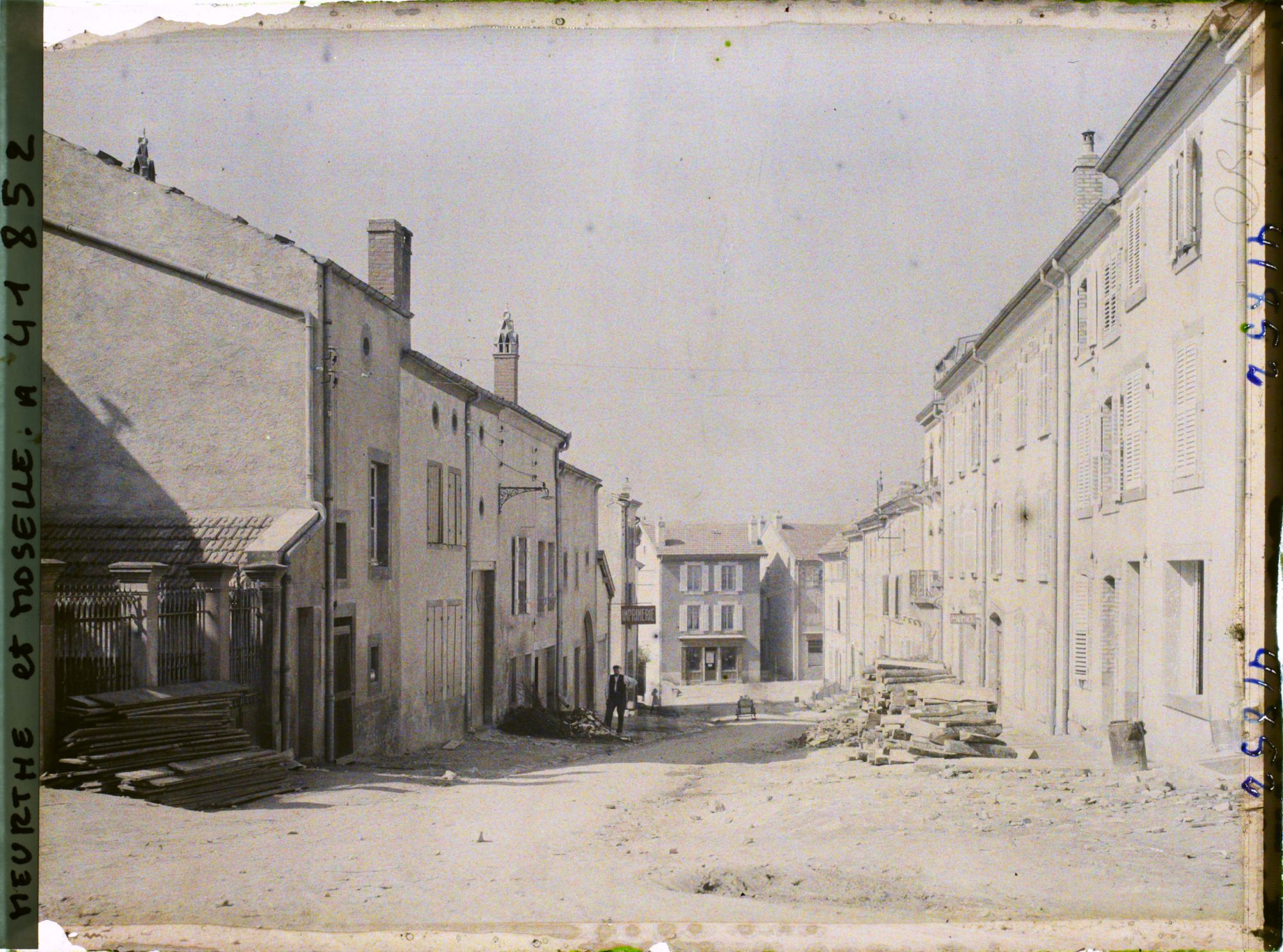Image représentant France, Badonviller, Une Rue reconstruite