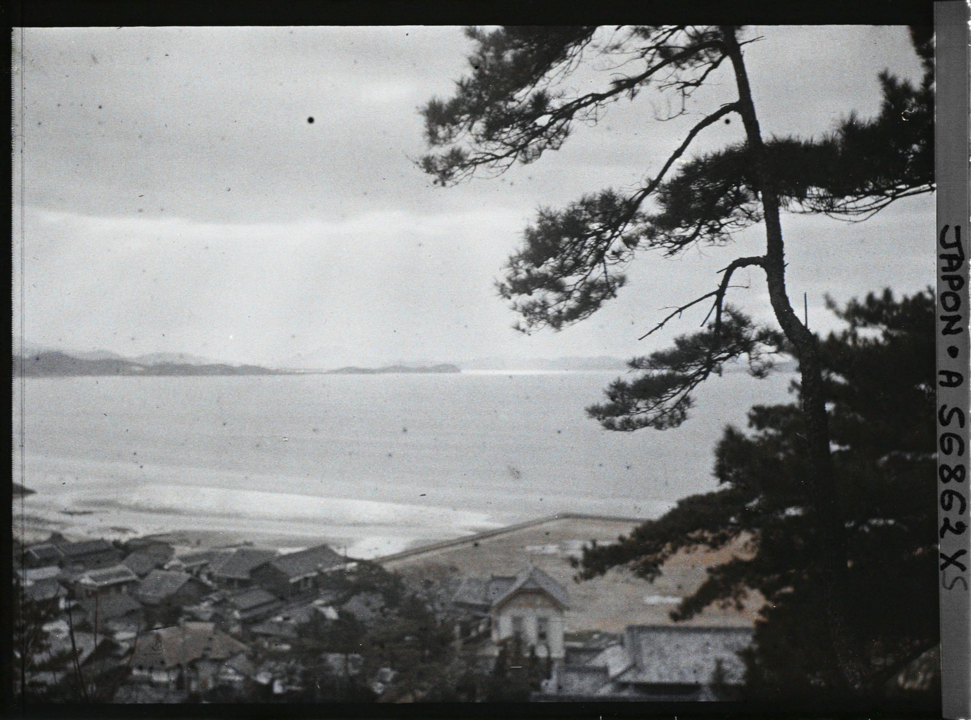 Image représentant La baie de Hakata au crépuscule