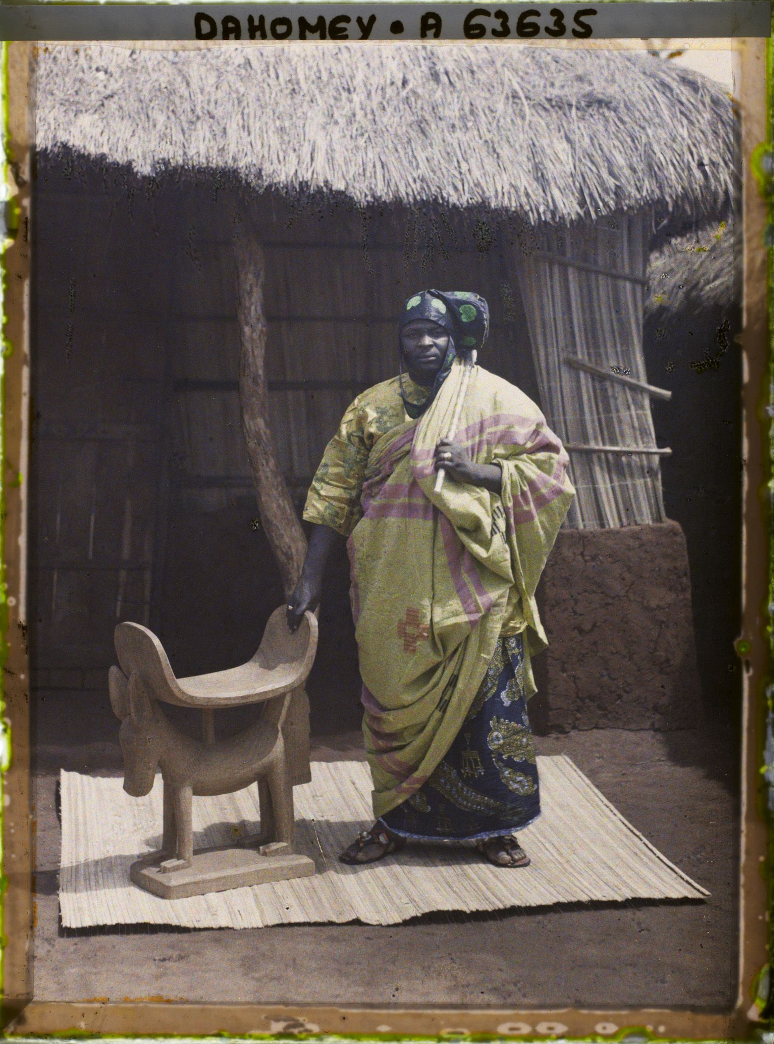 Image représentant Portrait du chef  Justin Aho , neveu de Béhanzin