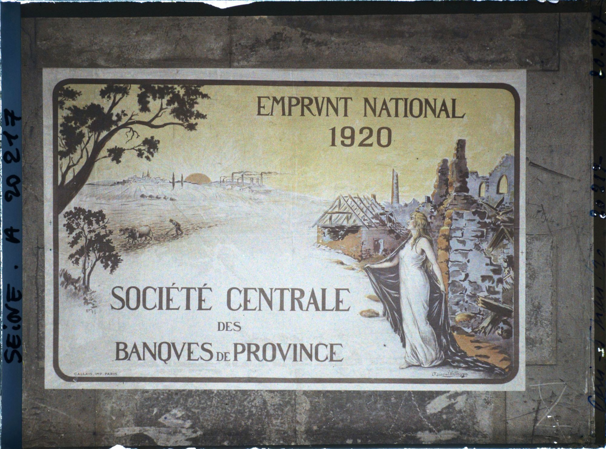 Image représentant Affiche de l'emprunt national de 1920, Société centrale des banques de province