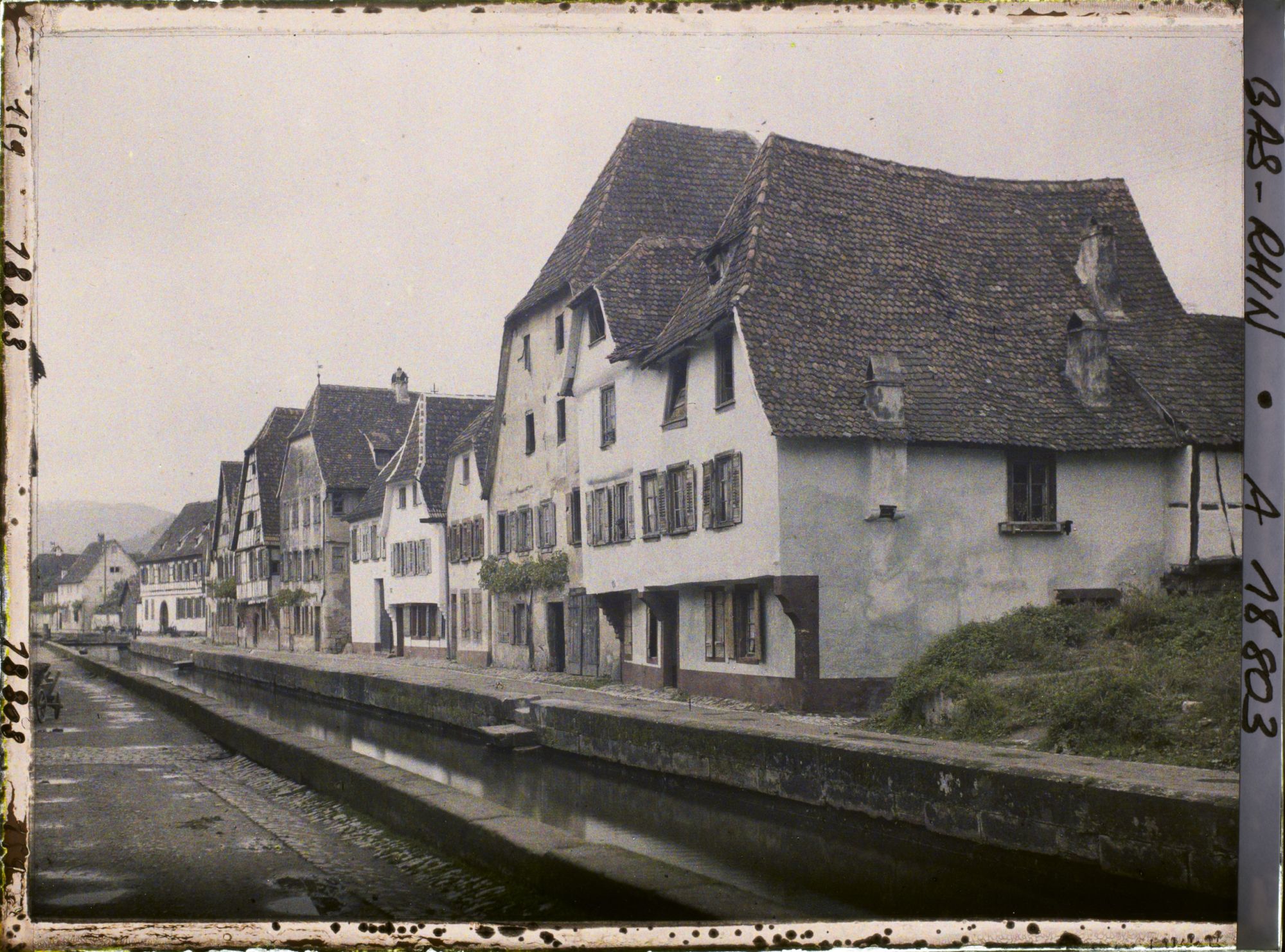 Image représentant France, Wissembourg, Maisons anciennes s/le Bruchstaden