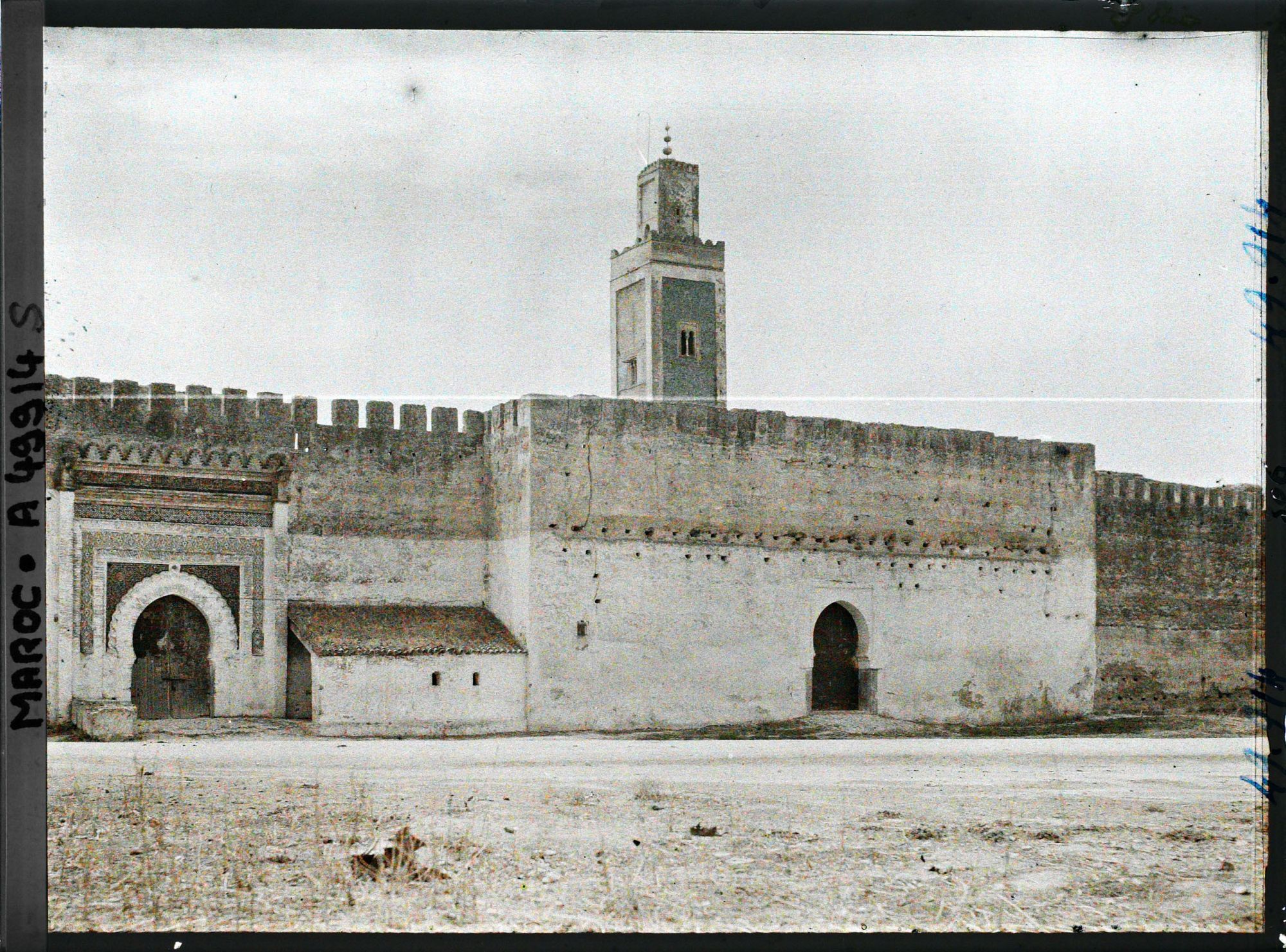 Image représentant Le minaret vert de la mosquée Jamaa Lalla Aouda