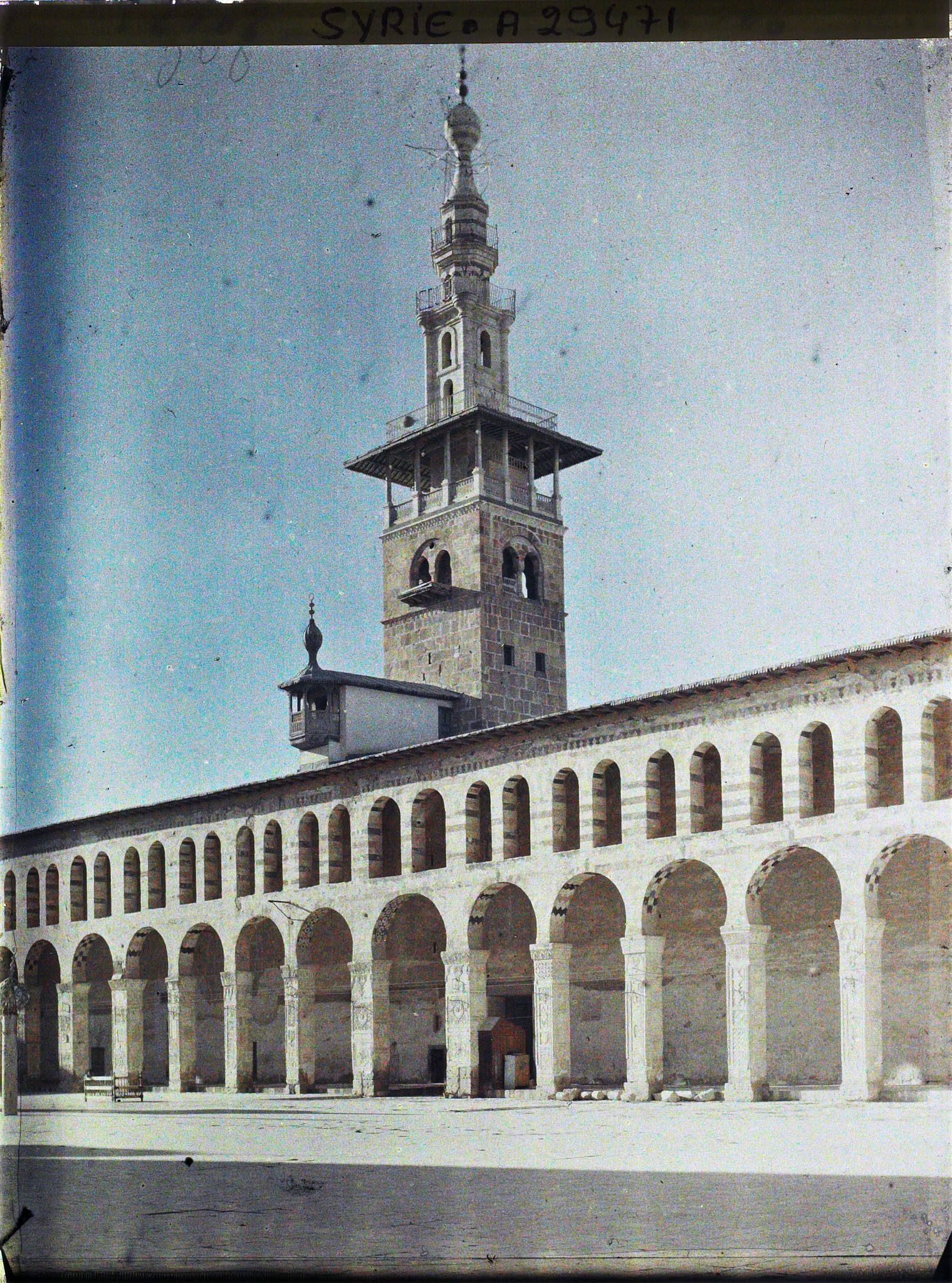 Image représentant Façade nord de la mosquée des Omeyades