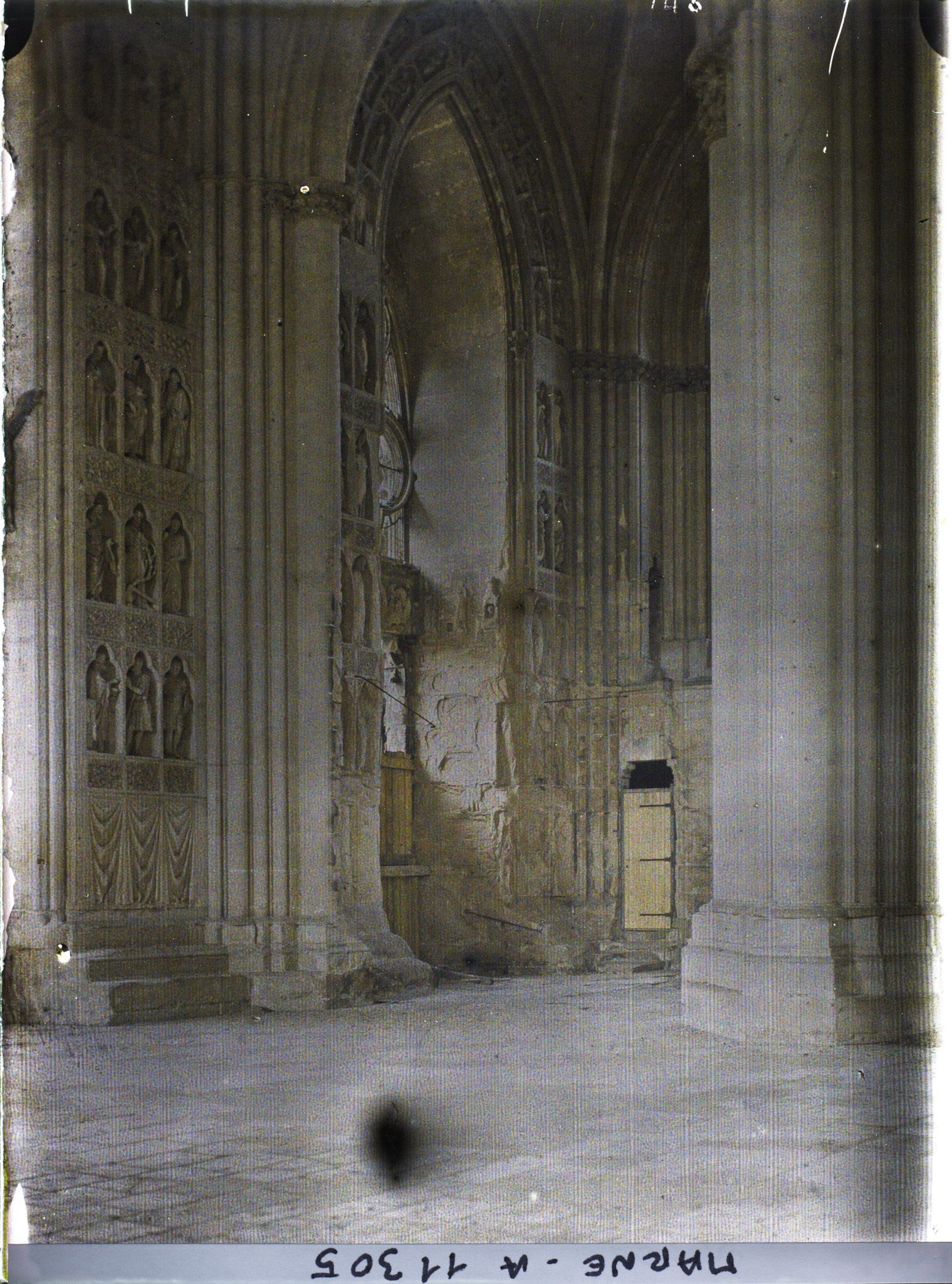 Image représentant Revers de la façade de la cathédrale Notre-Dame