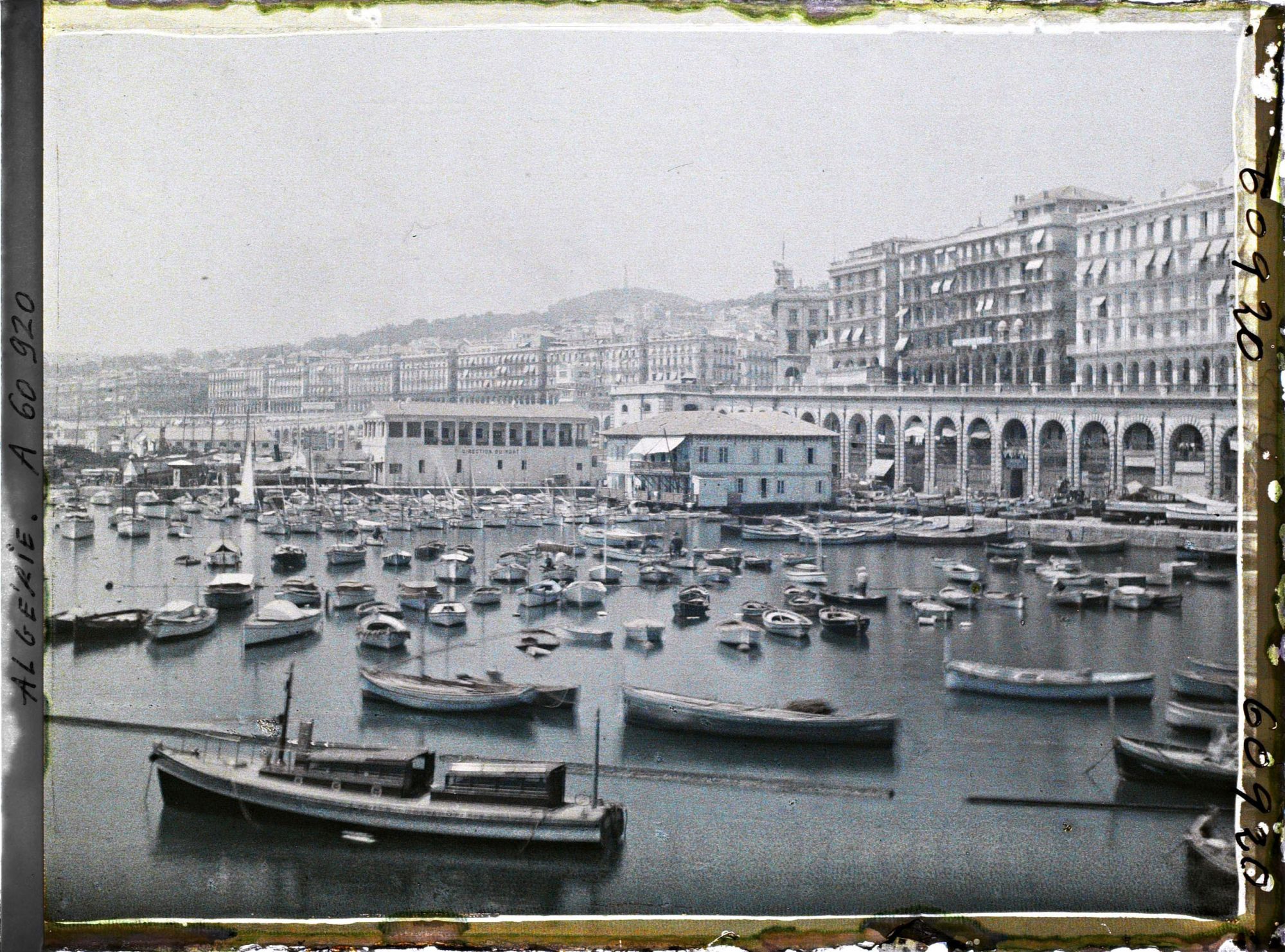 Image représentant La darse de l'Amirauté, la direction du port et le Rowing (club nautique)