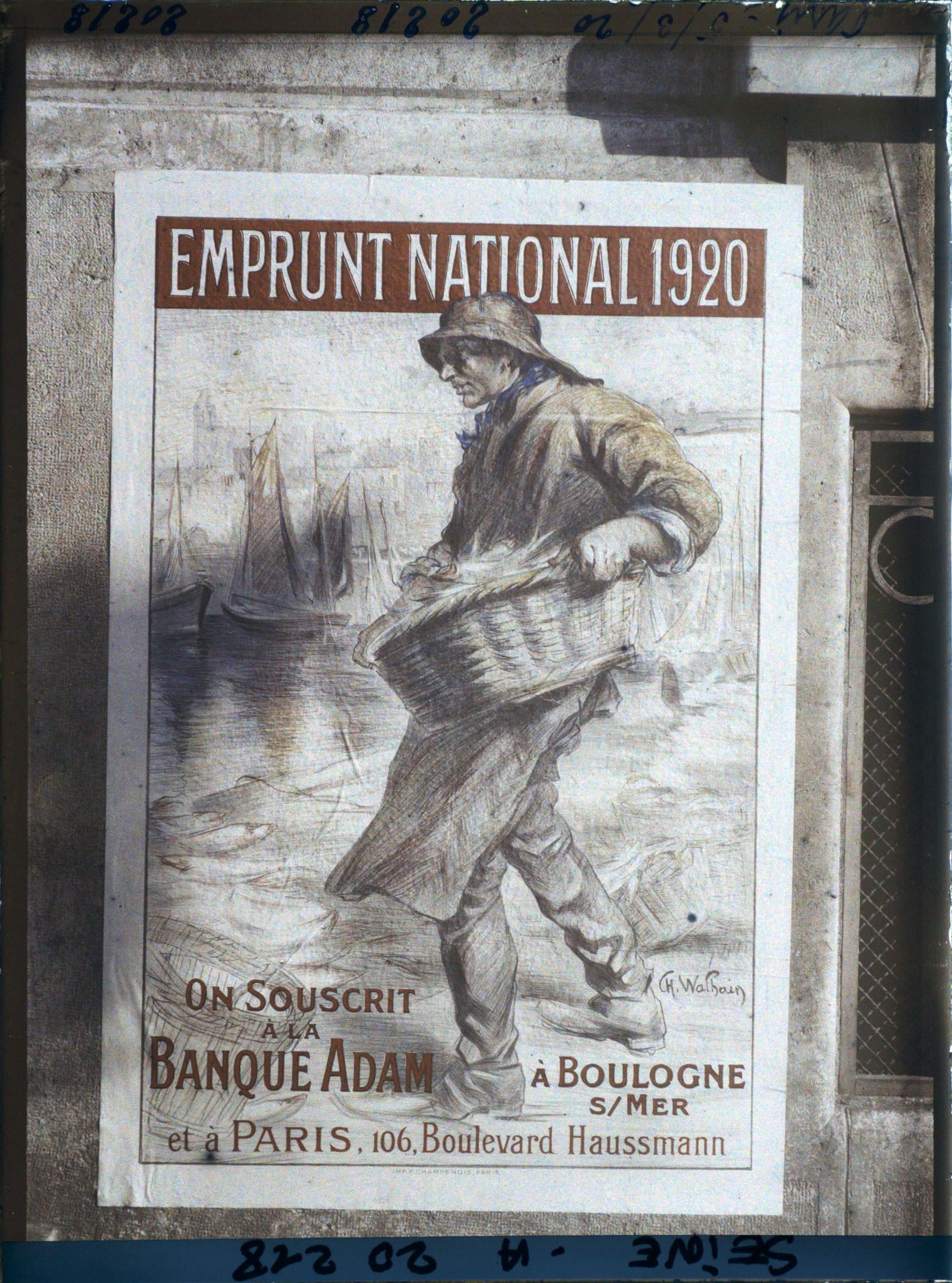 Image représentant Affiche de l'emprunt national de 1920, Banque Adam