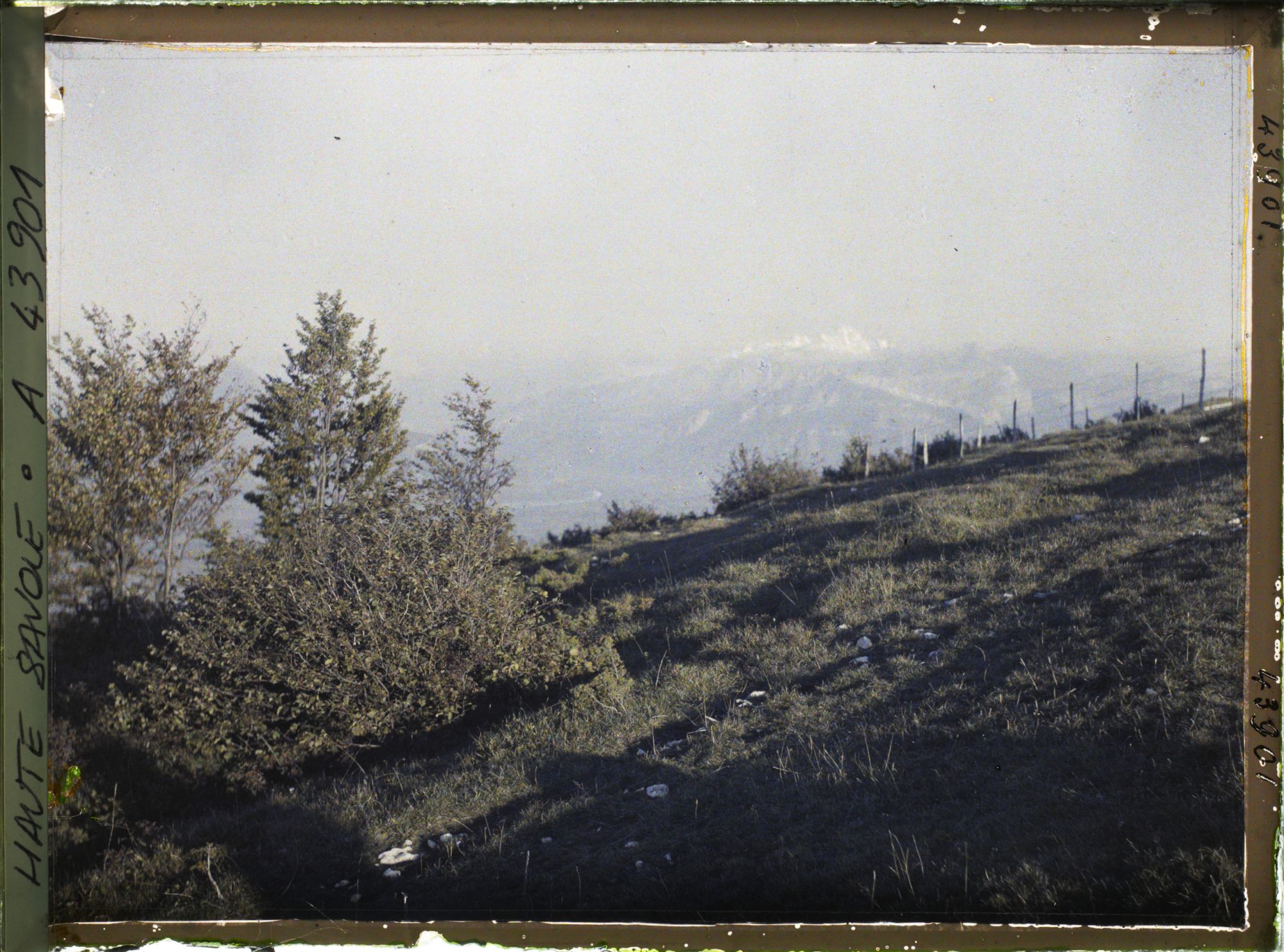 Image représentant France, Le Salève, Paysage au sommet du Gd Salève, au fond, la Chaîne des Alpes