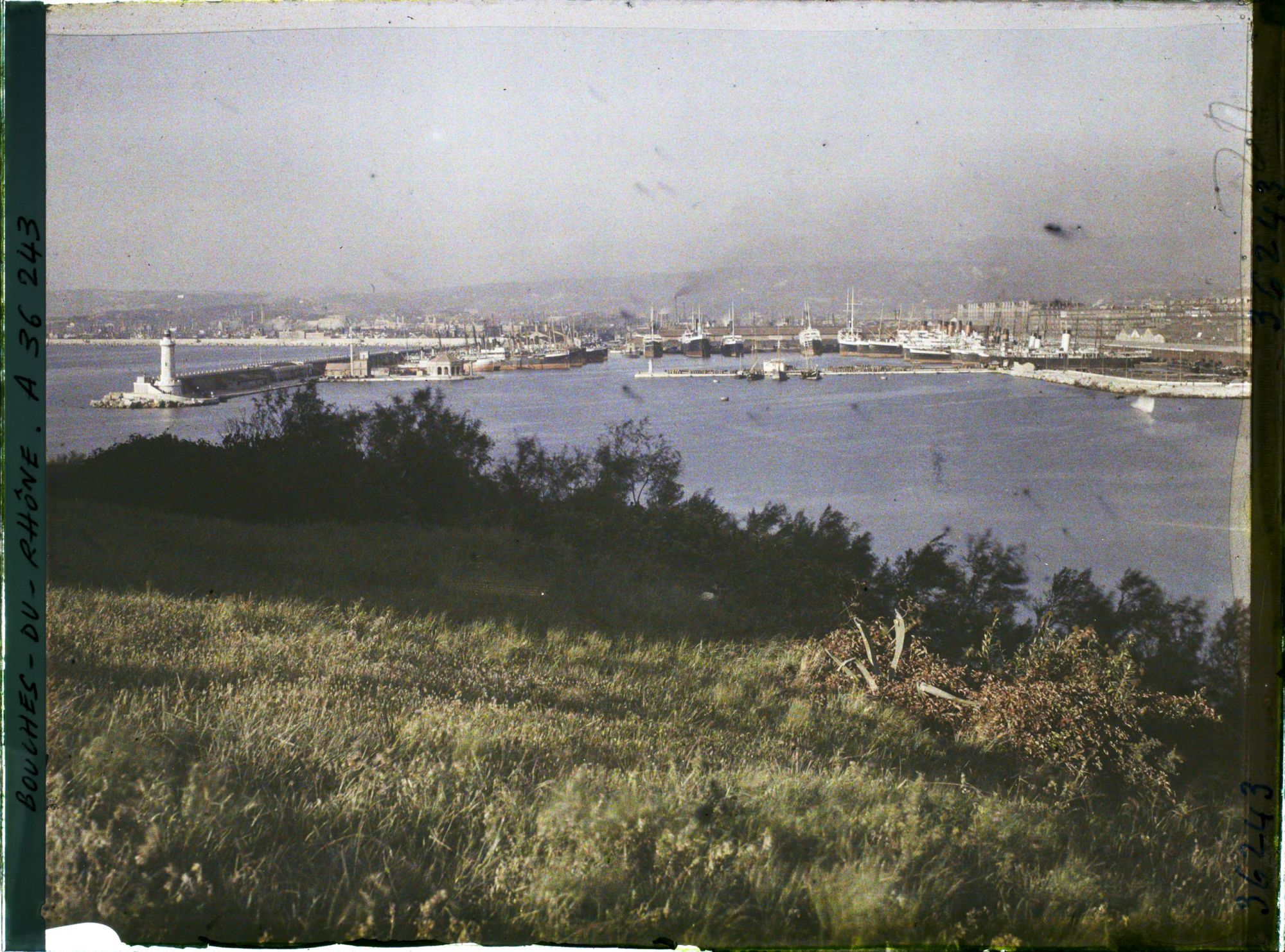 Image représentant Le bassin de la Joliette, vue prise du parc du Pharo