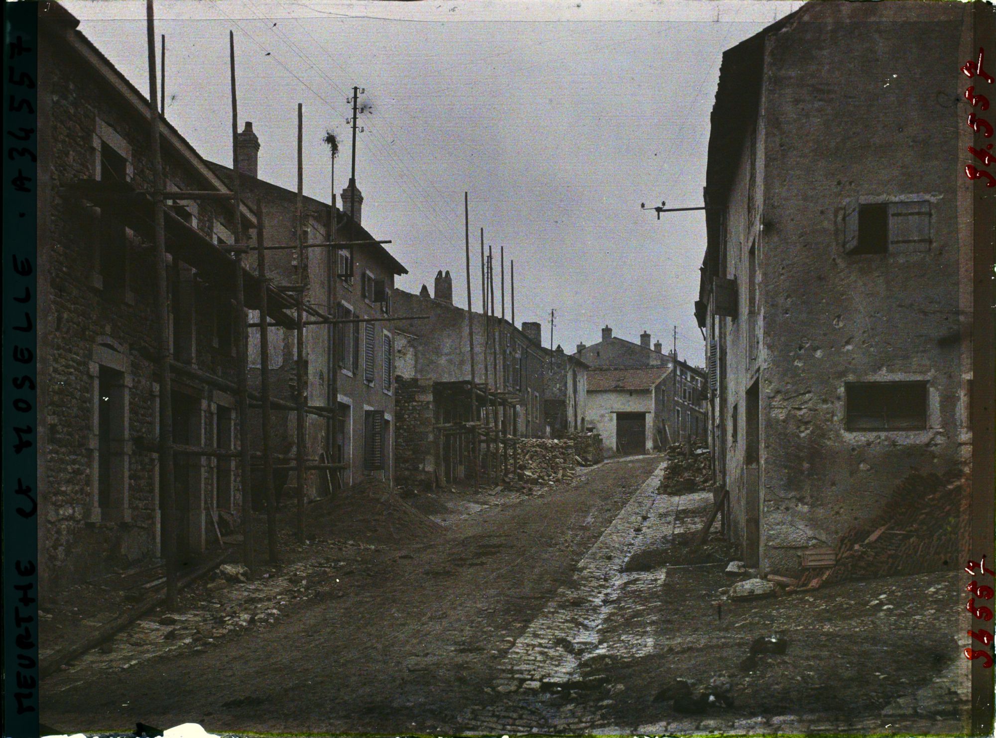 Image représentant France, Norroy, La Grande Rue en reconstruction