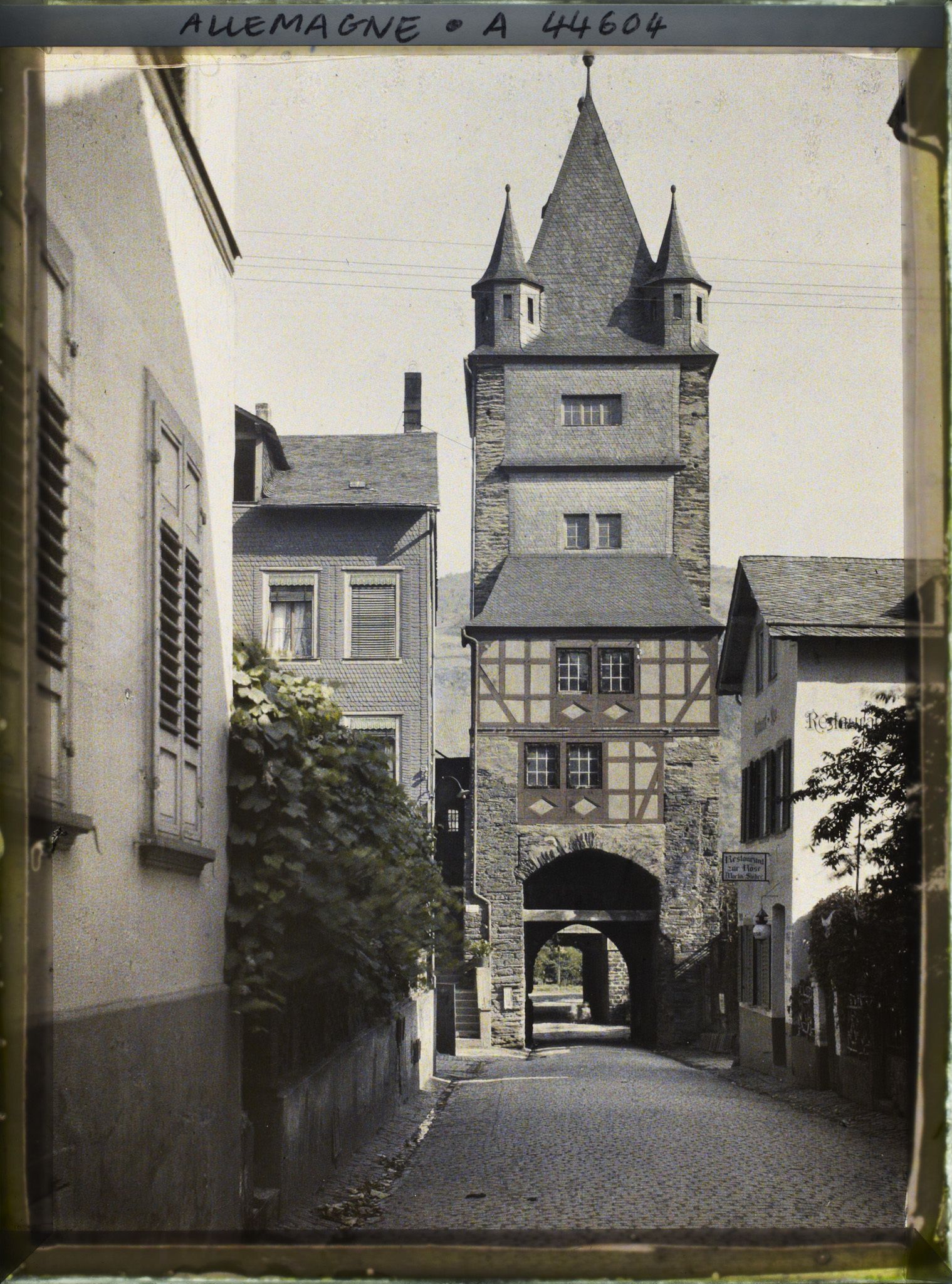 Image représentant Allemagne, Bacharach, Tour du Moyen âge, aspect du Côté de la Ville