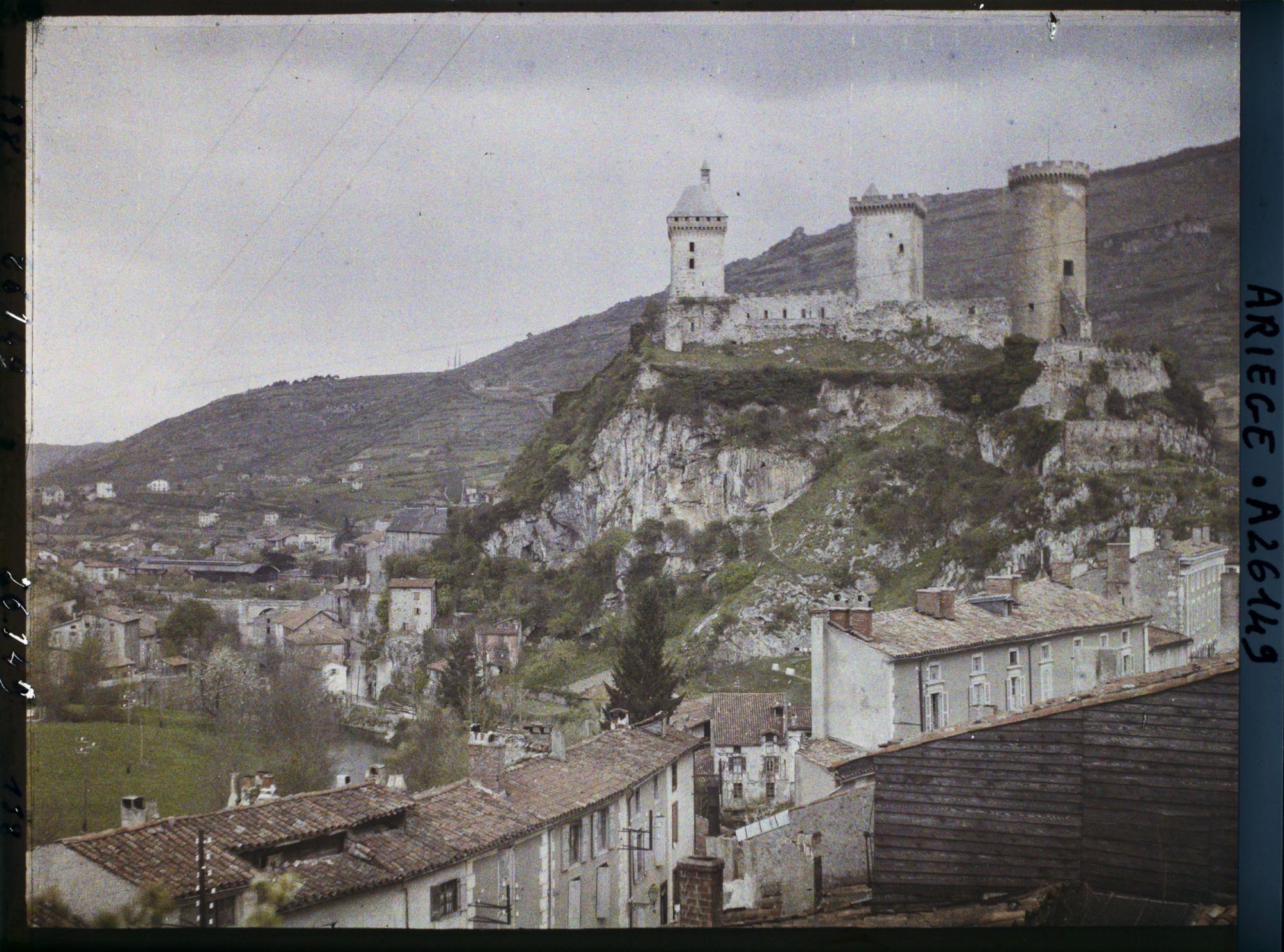 Image représentant Le château vu vers le nord-est