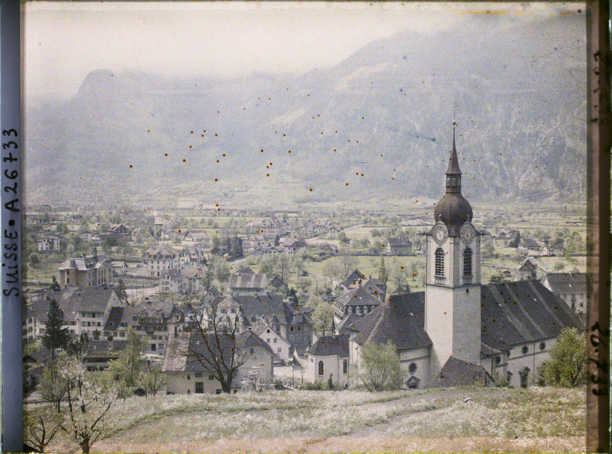 Image représentant Panorama sur le village d'Altdorf et l'église Saint-Martin