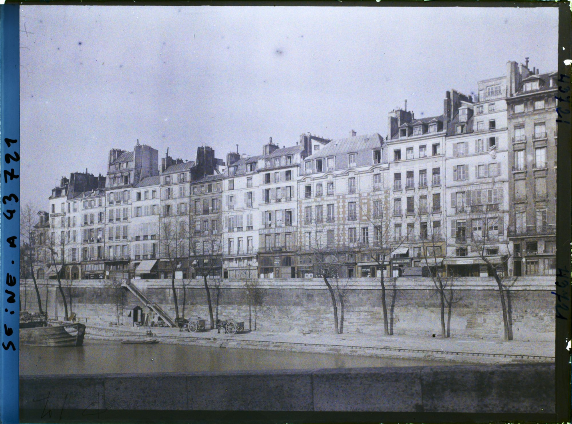 Image représentant Le quai des Orfèvres depuis le quai des Grands-Augustins