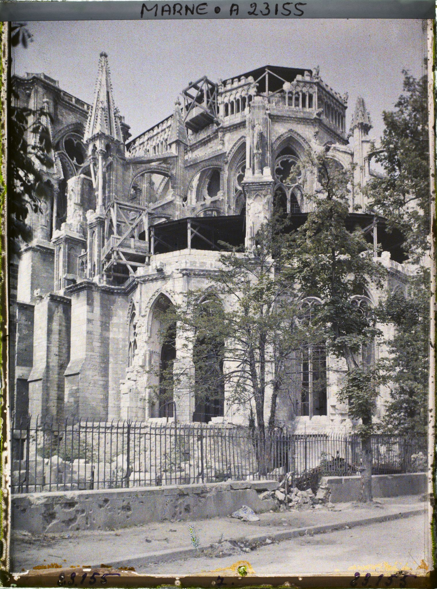 Image représentant France, Reims, La Cathédrale l'Abside