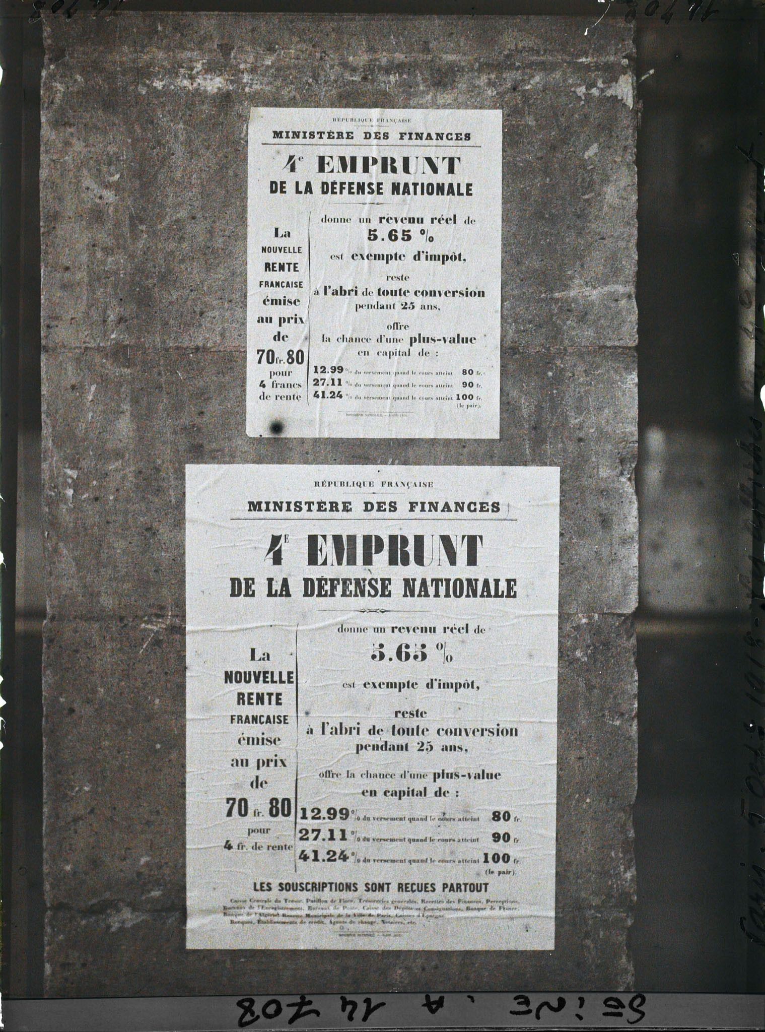 Image représentant Affiche de l'emprunt national, Ministère des Finances