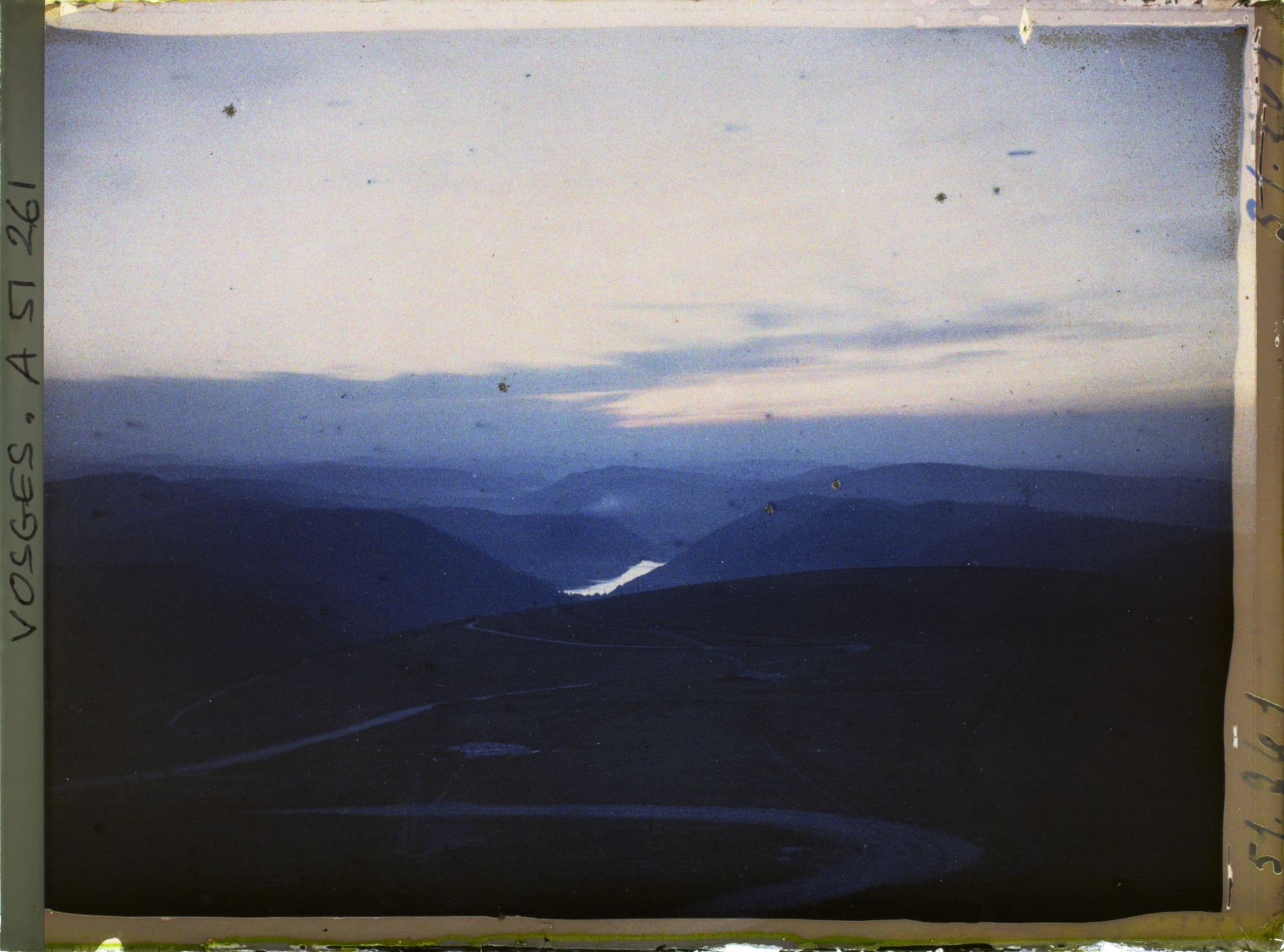 Image représentant Alsace, Houhneck, Coucher de soleil s/ la Vallée de Retournemer