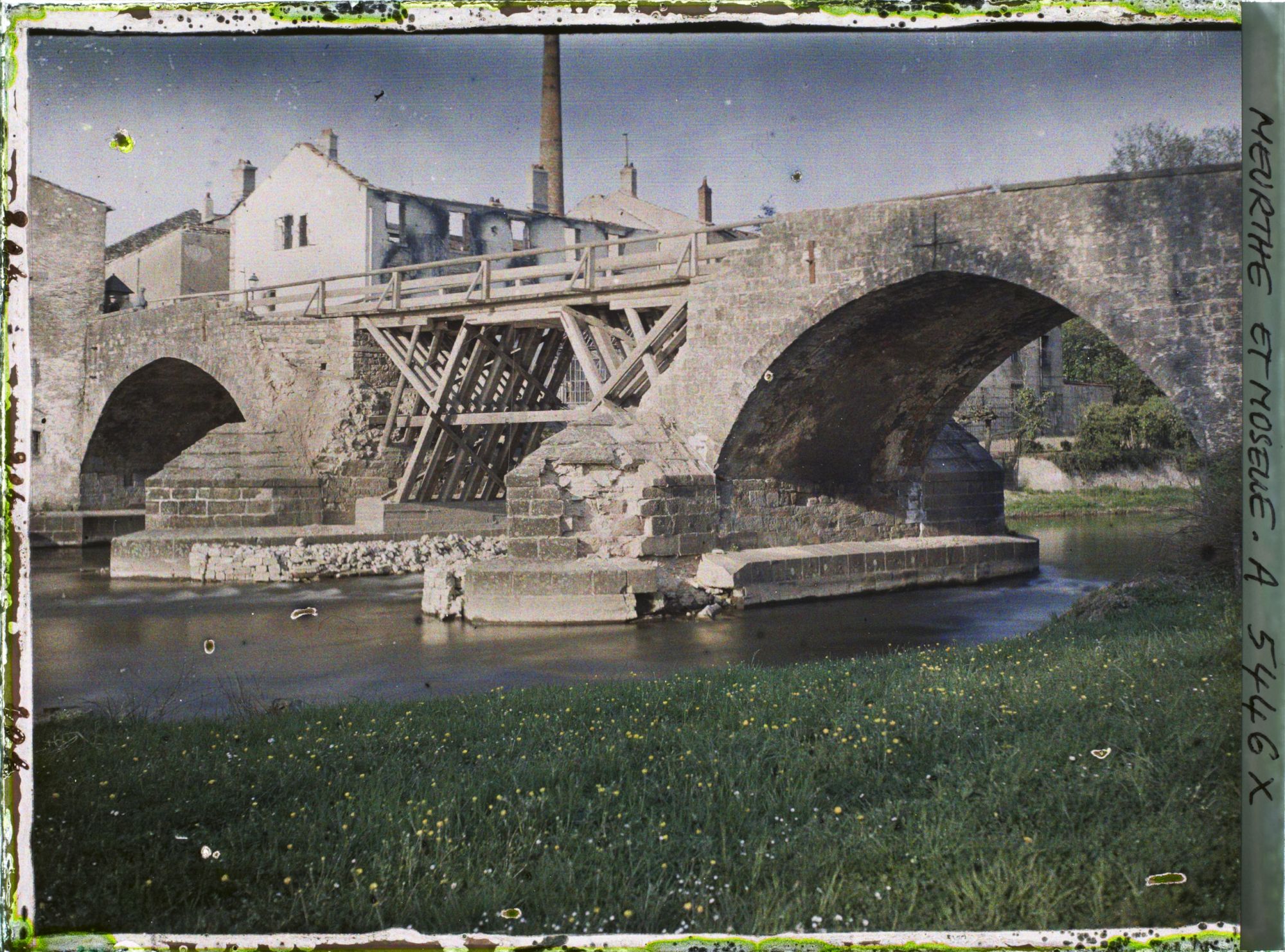 Image représentant France, Lunéville, Le Pont de la Meurthe