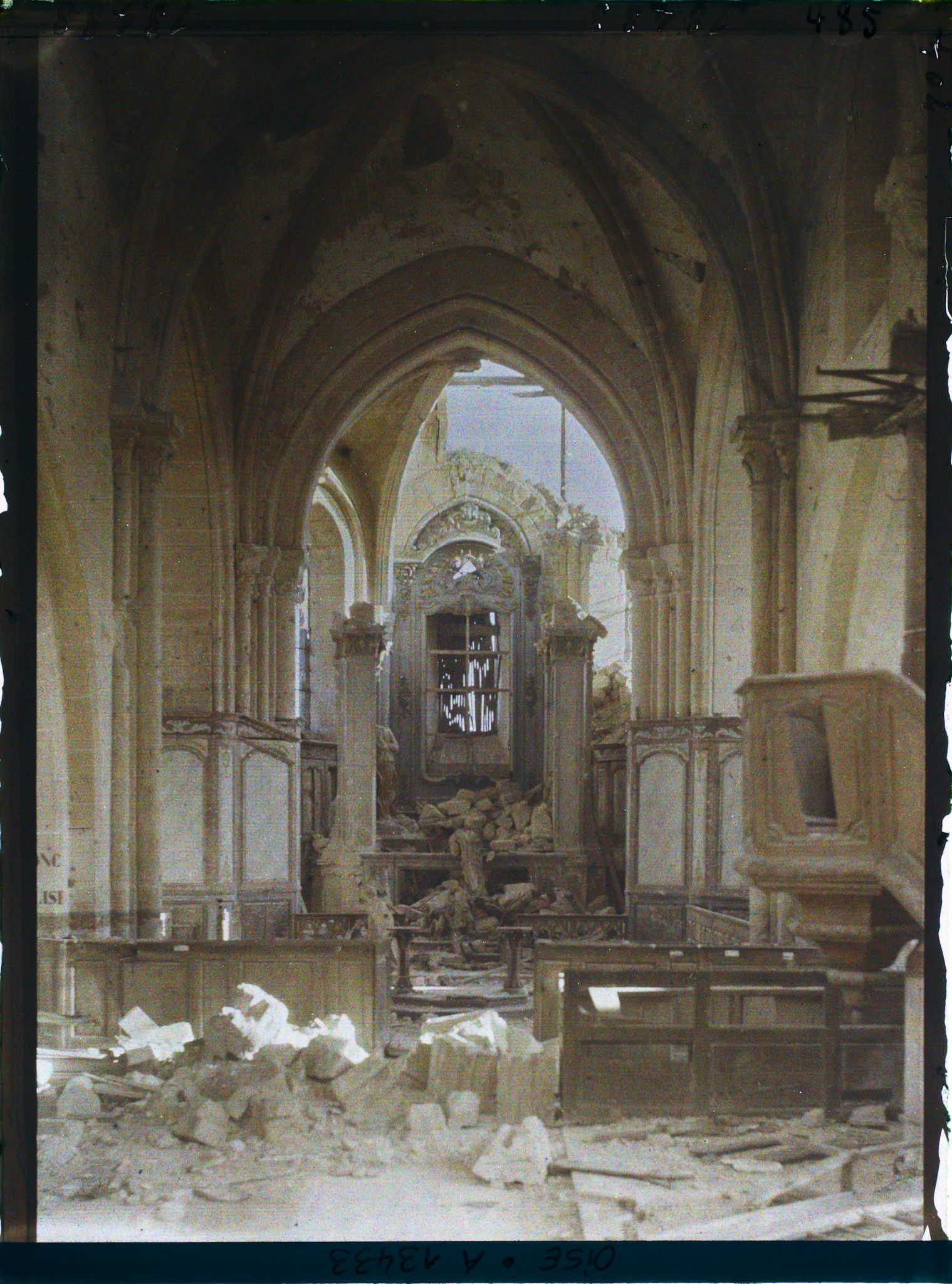 Image représentant France, Thiescourt, Intérieur de l'Eglise