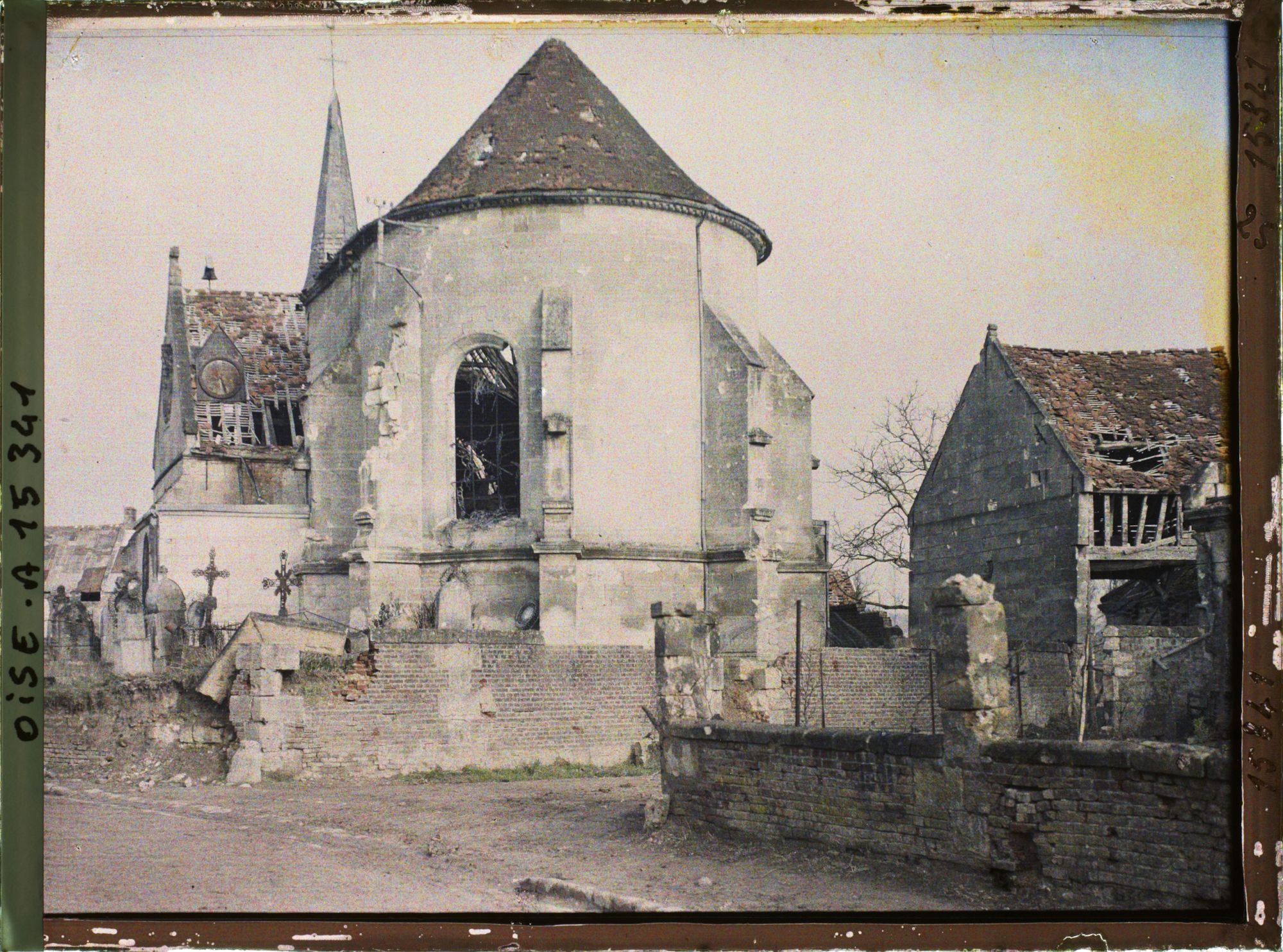 Image représentant France, Marest s/ Matz, Guerre L'Eglise de Marest s/Matz