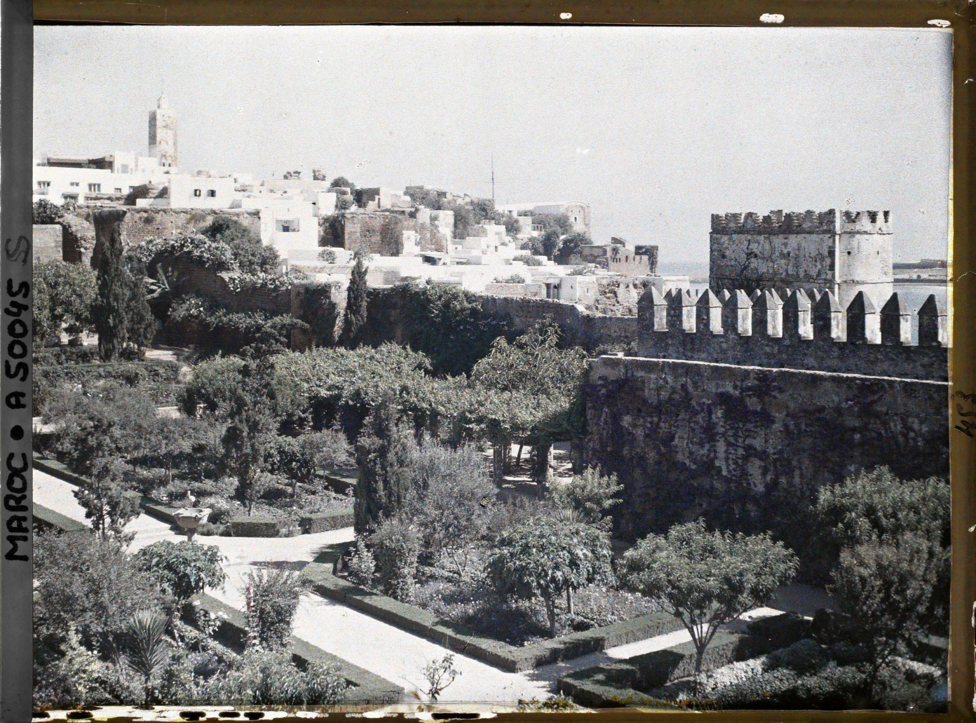 Image représentant Le jardin de la casbah des Oudaïa créé dans le style andalou en 1915-1918