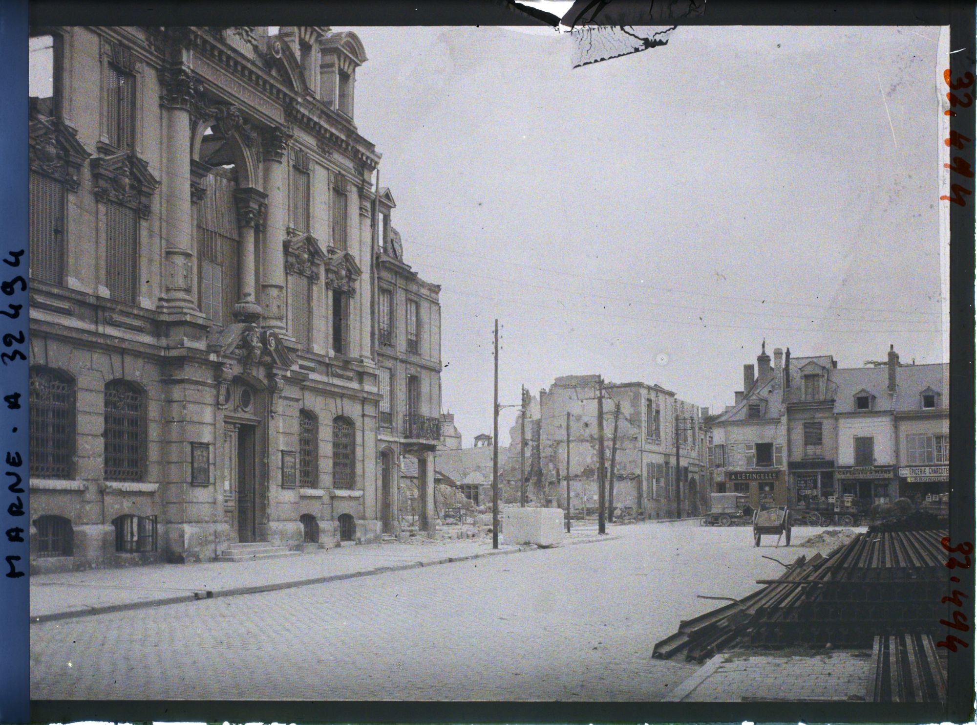 Image représentant France, Bétheny, Rue de la Grosse Ecritoire et de la Caisse d'Epargne