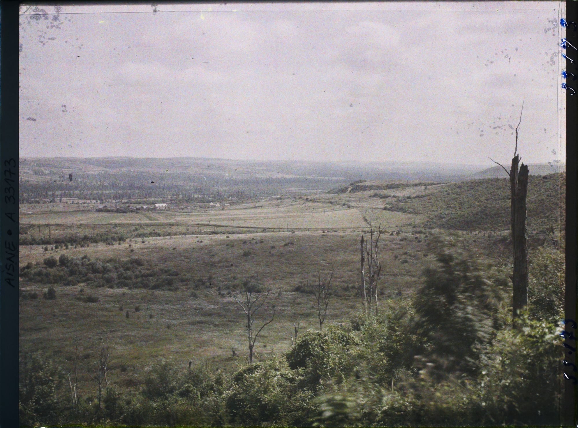 Image représentant France, Vaudesson, Chemin des Dames Vallée de l'Ailette et pente du Chemin des Dames