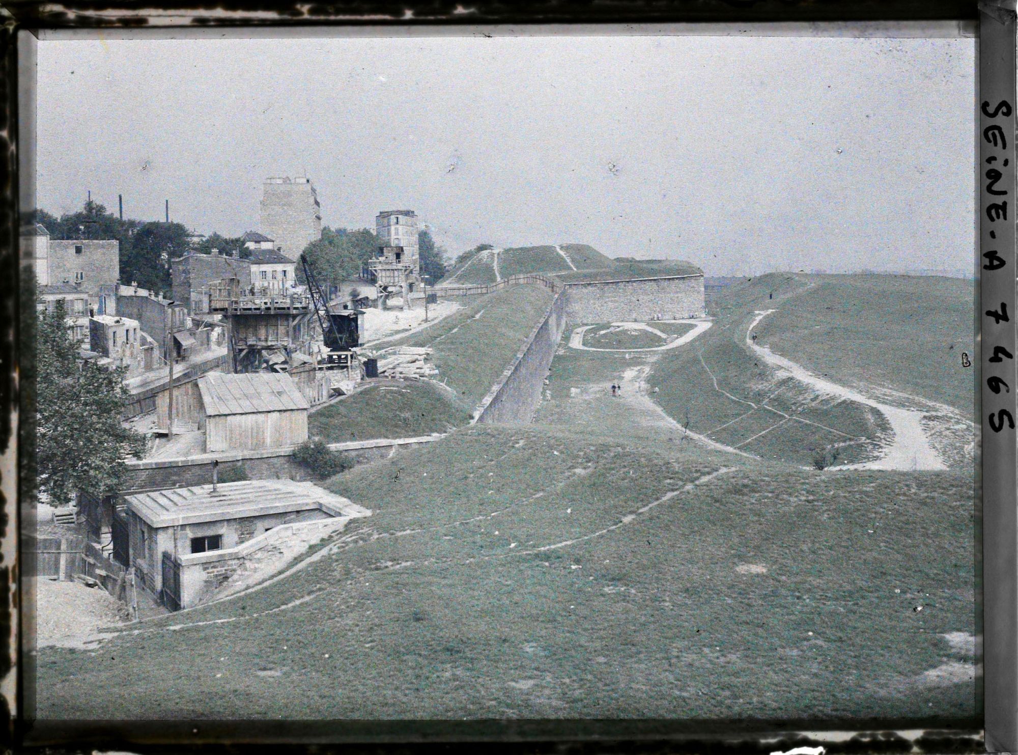 Image représentant Les fortifications à la Porte du Pré-Saint-Gervais.