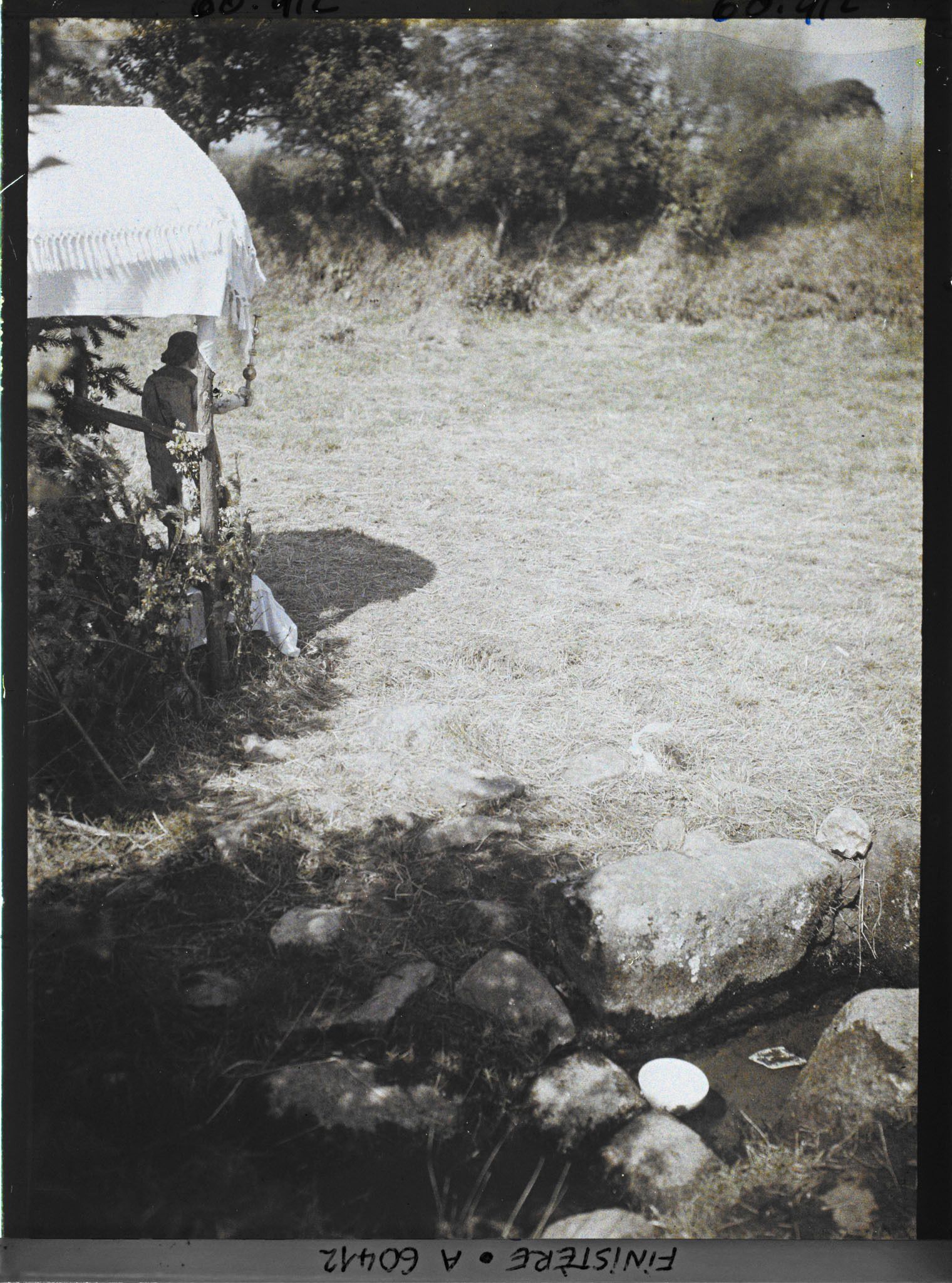 Image représentant Le reposoir de saint Mathurin sur le parcours de la Grande Troménie