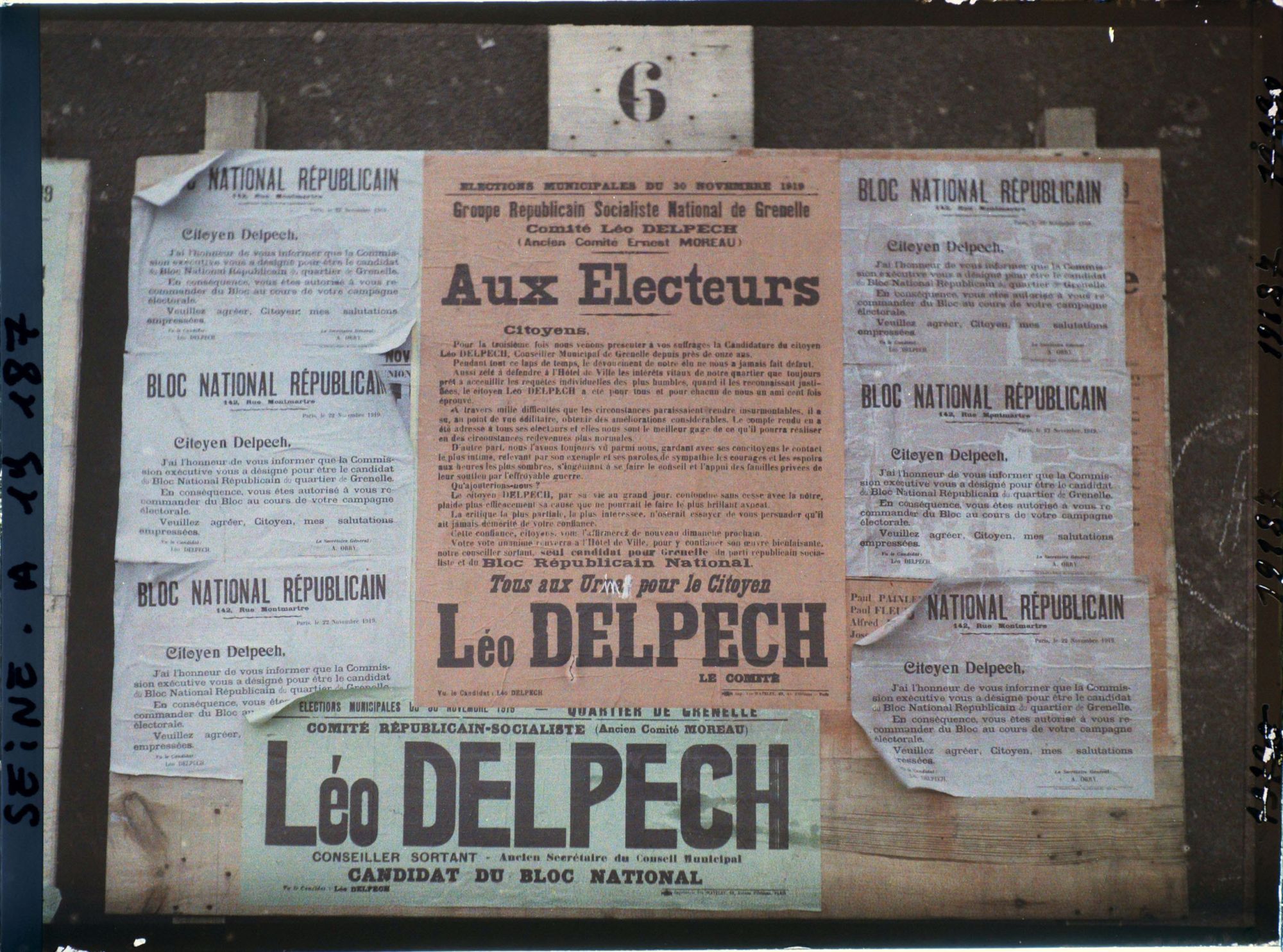 Image représentant Affiches pour les élections municipales du quartier de Grenelle