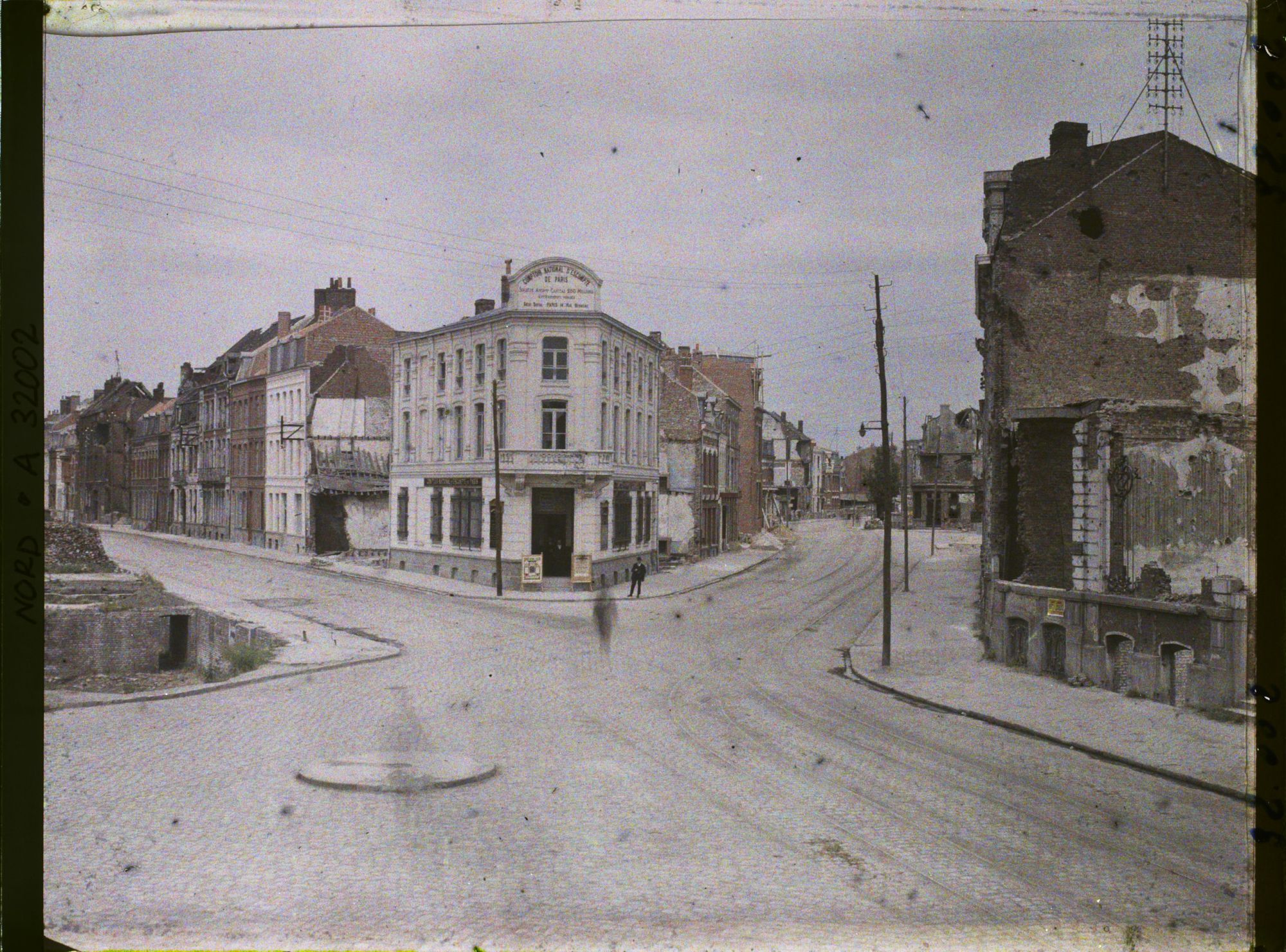 Image représentant France, Armentières, Angle de la rue de la Gare et de la rue de Lille