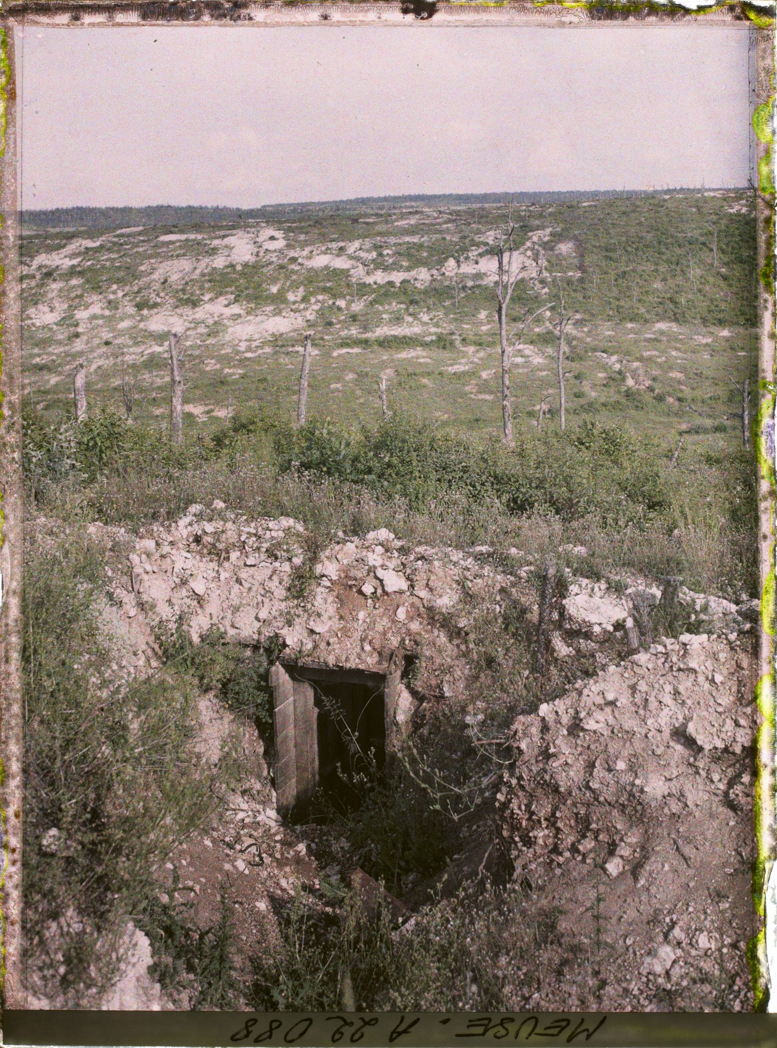 Image représentant France, Tranchées de Calonnes, Crêtes des Eparges et abris Français au Bois Haut