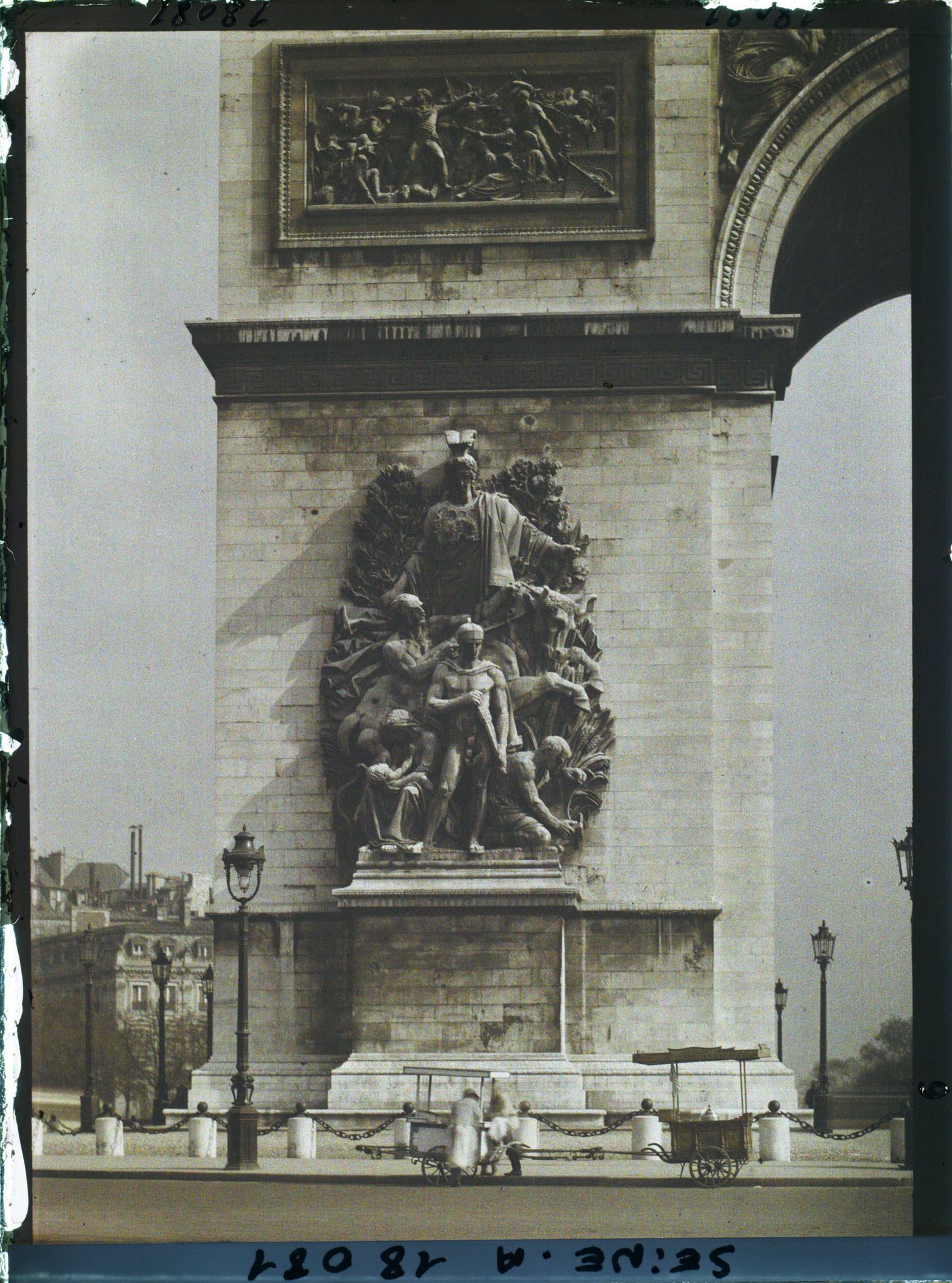 Image représentant Bas-relief gauche du côté sud de l'arc de Triomphe place de l'Etoile