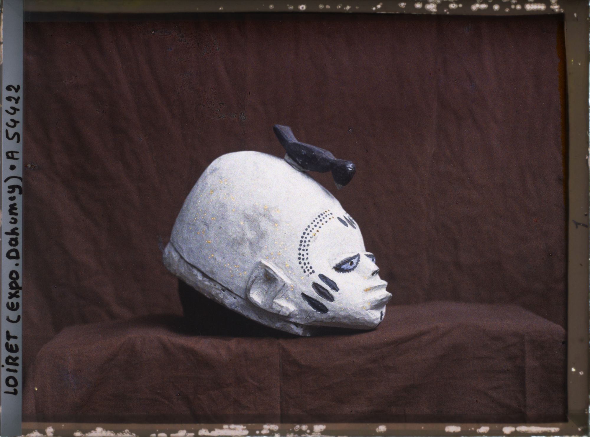 Image représentant Exposition d'art africain, masque à l'oiseau