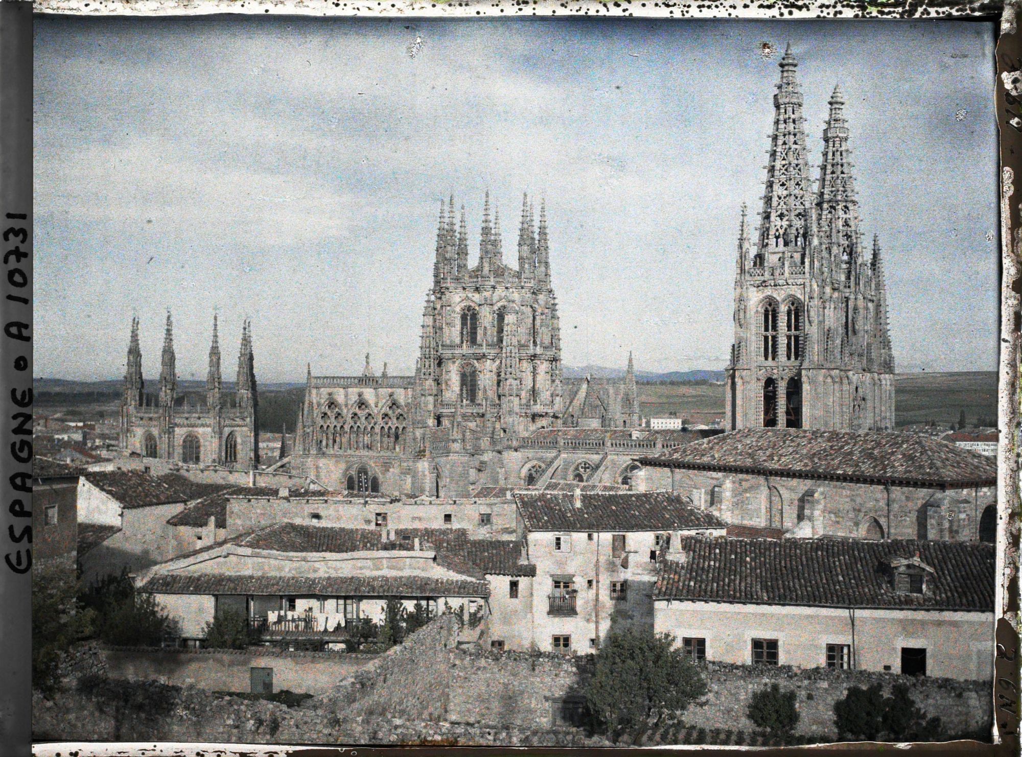 Image représentant Espagne, Burgos, L'Ensemble de la Cathédrale et les toits