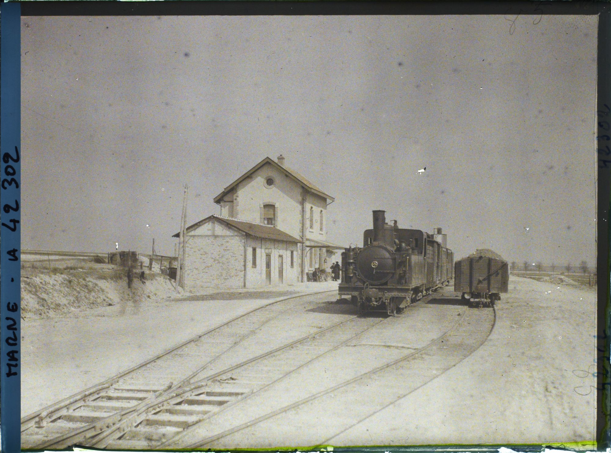 Image représentant France, Beine près Reims, La gare