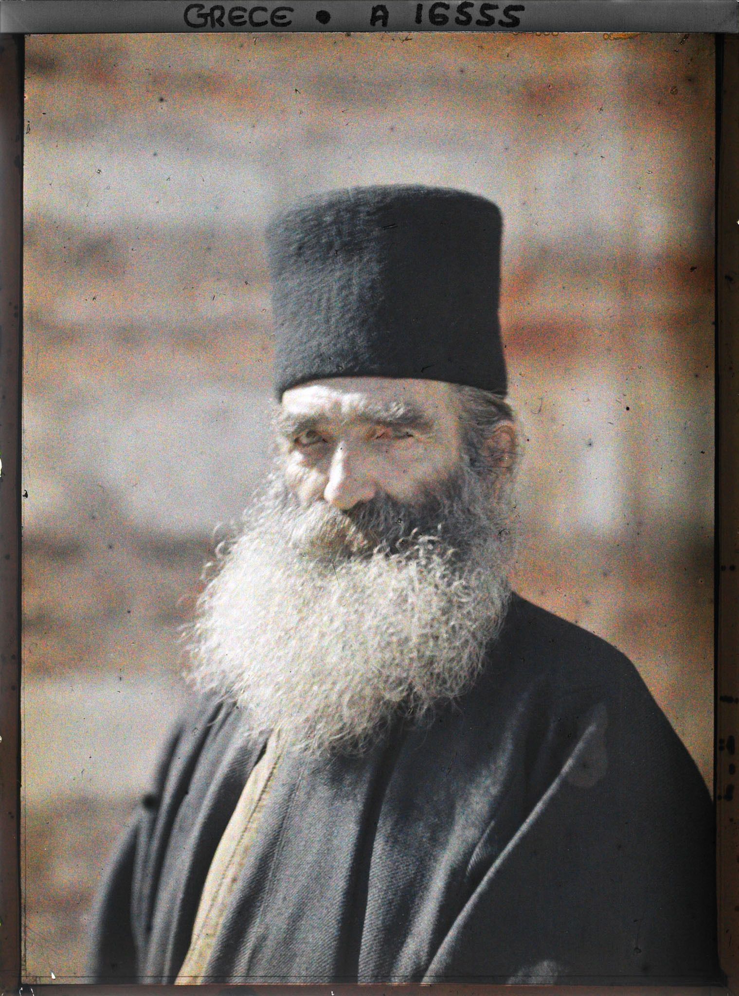 Image représentant Turquie, Esphigménou, Portrait du vieux moine