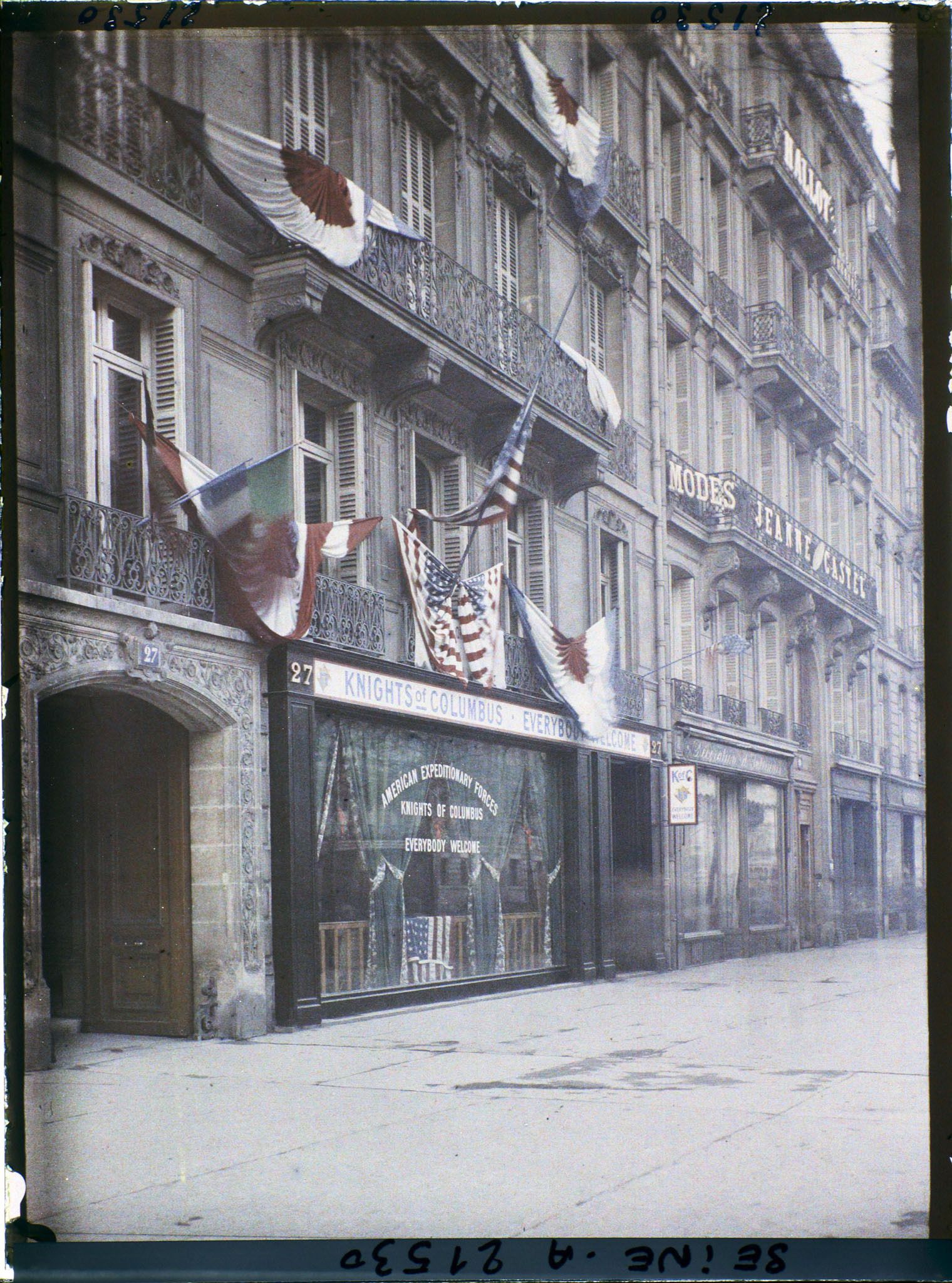 Image représentant Bureau des Chevaliers de Colomb (Knights of Columbus) au n° 27 boulevard Malesherbes