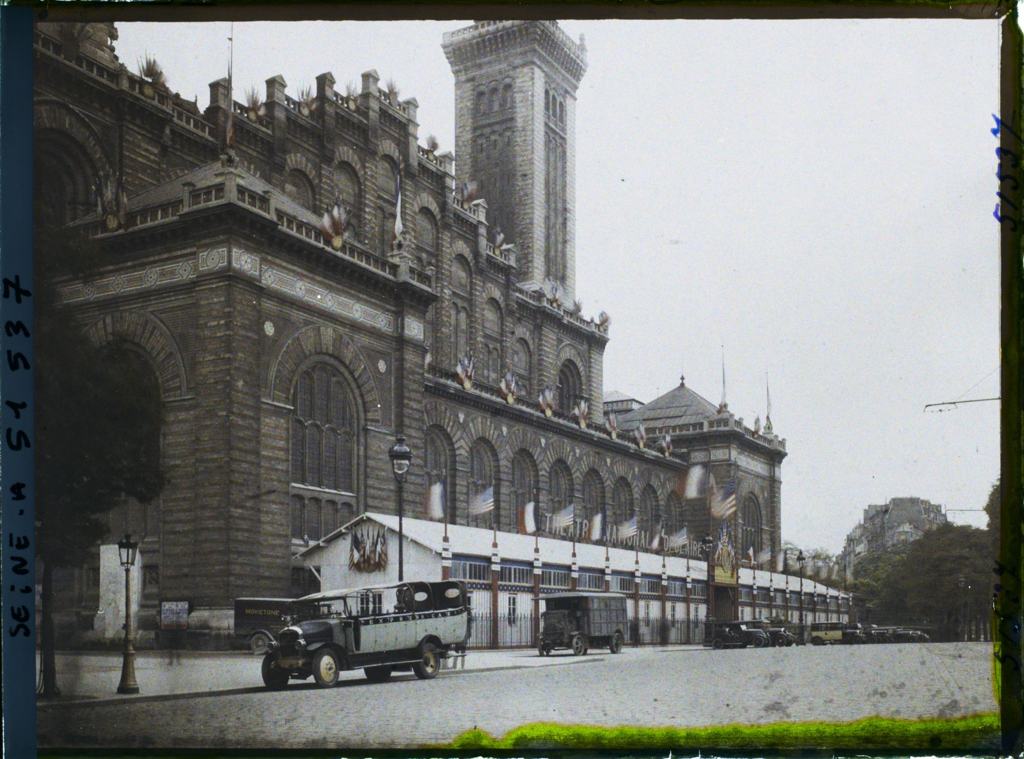 Image représentant Décorations palais du Trocadéro pour le 9ème congrès de la Légion Américaine (American Legion)