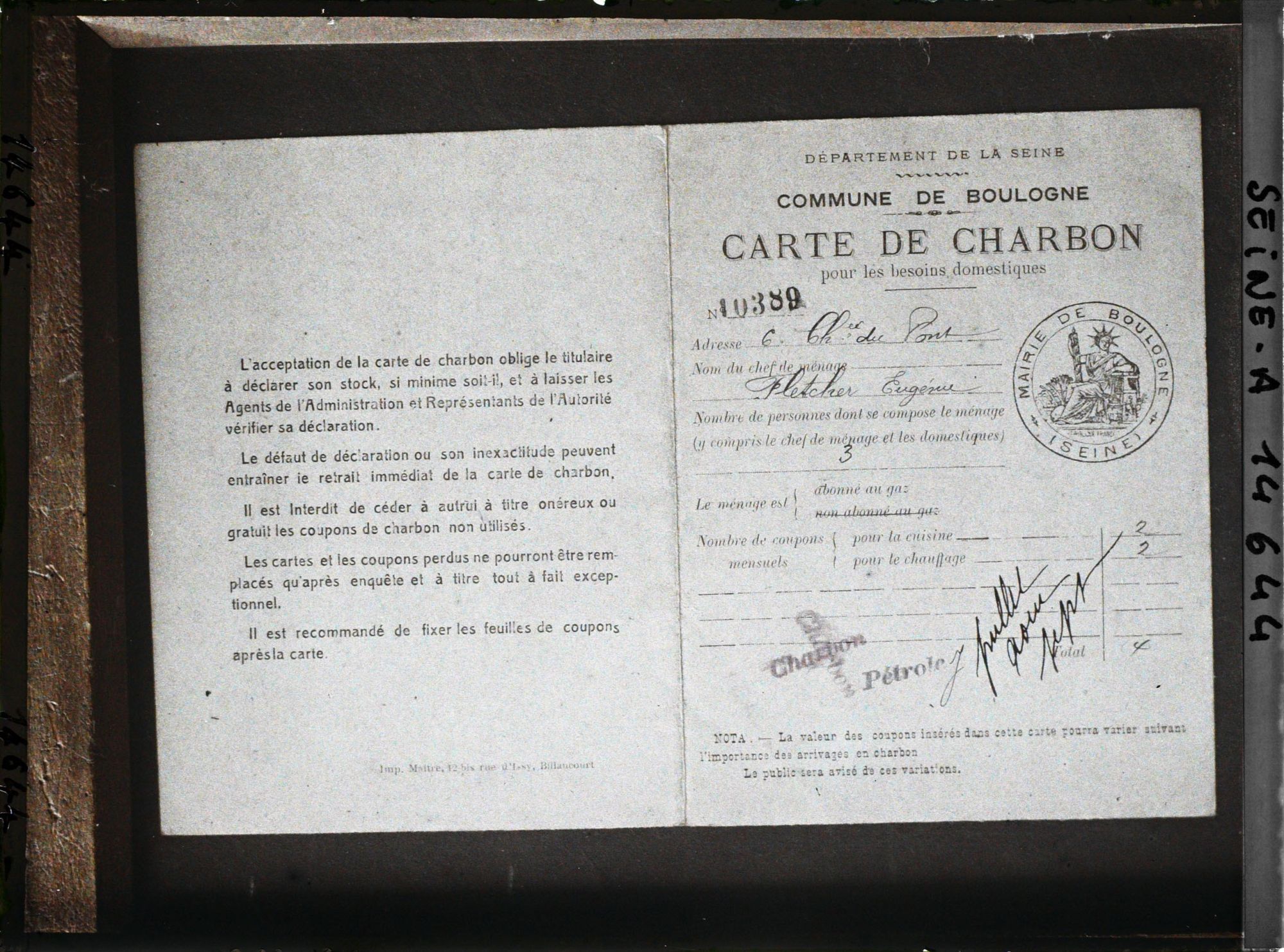 Image représentant Carte de charbon