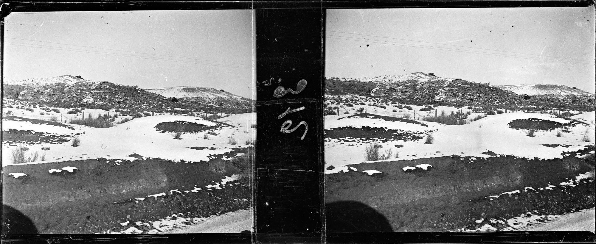 Image représentant Le paysage en partie recouvert de neige