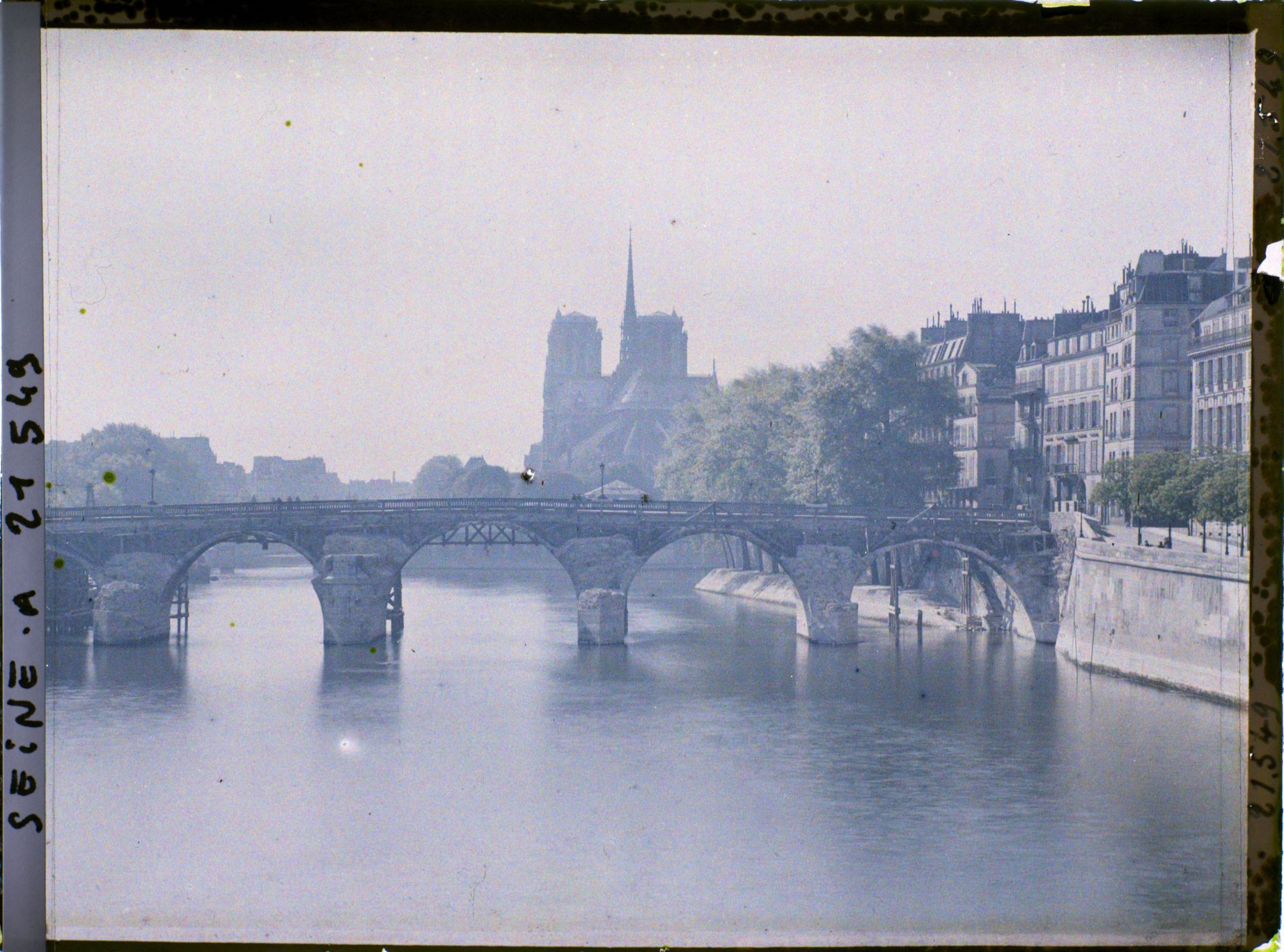 Image représentant Le pont de la Tournelle en démolition