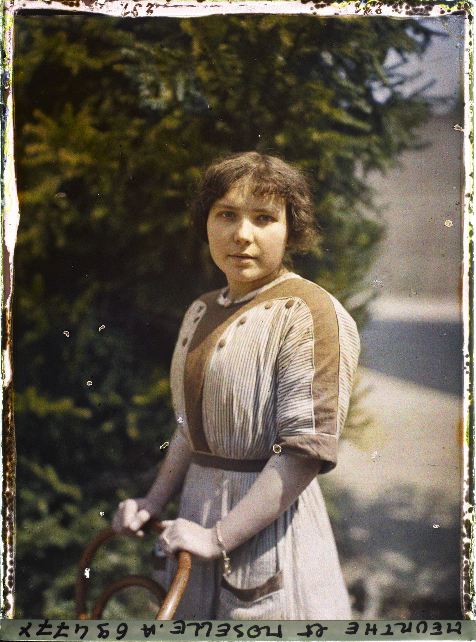Image représentant École ménagère, Mademoiselle Paquin, élève