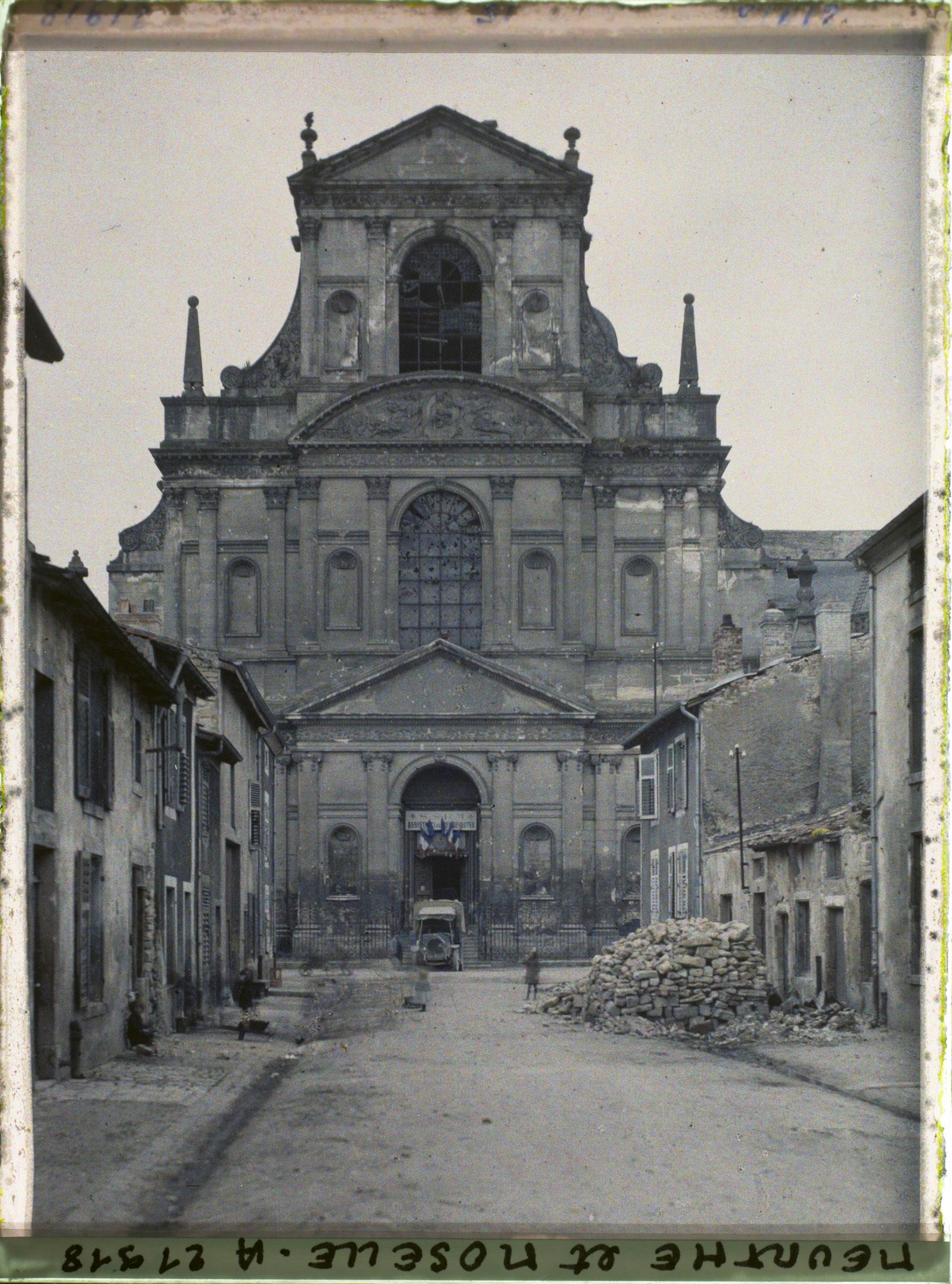 Image représentant France, Pont à Mousson, Façade de l'Eglise de l'ancienne Abbaye des Prémontrés